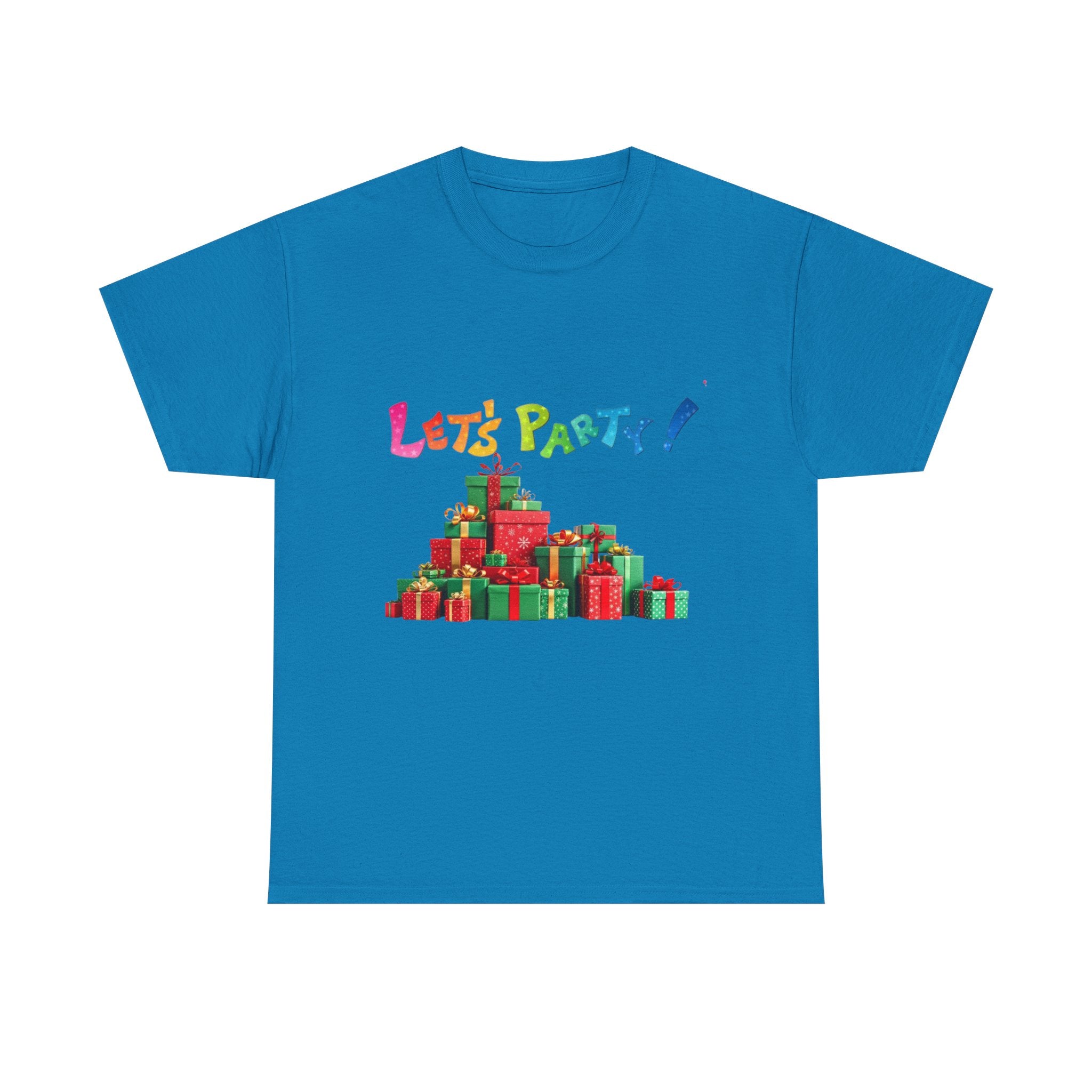 Let's Party! Christmas Presents Unisex Heavy Cotton T-Shirt