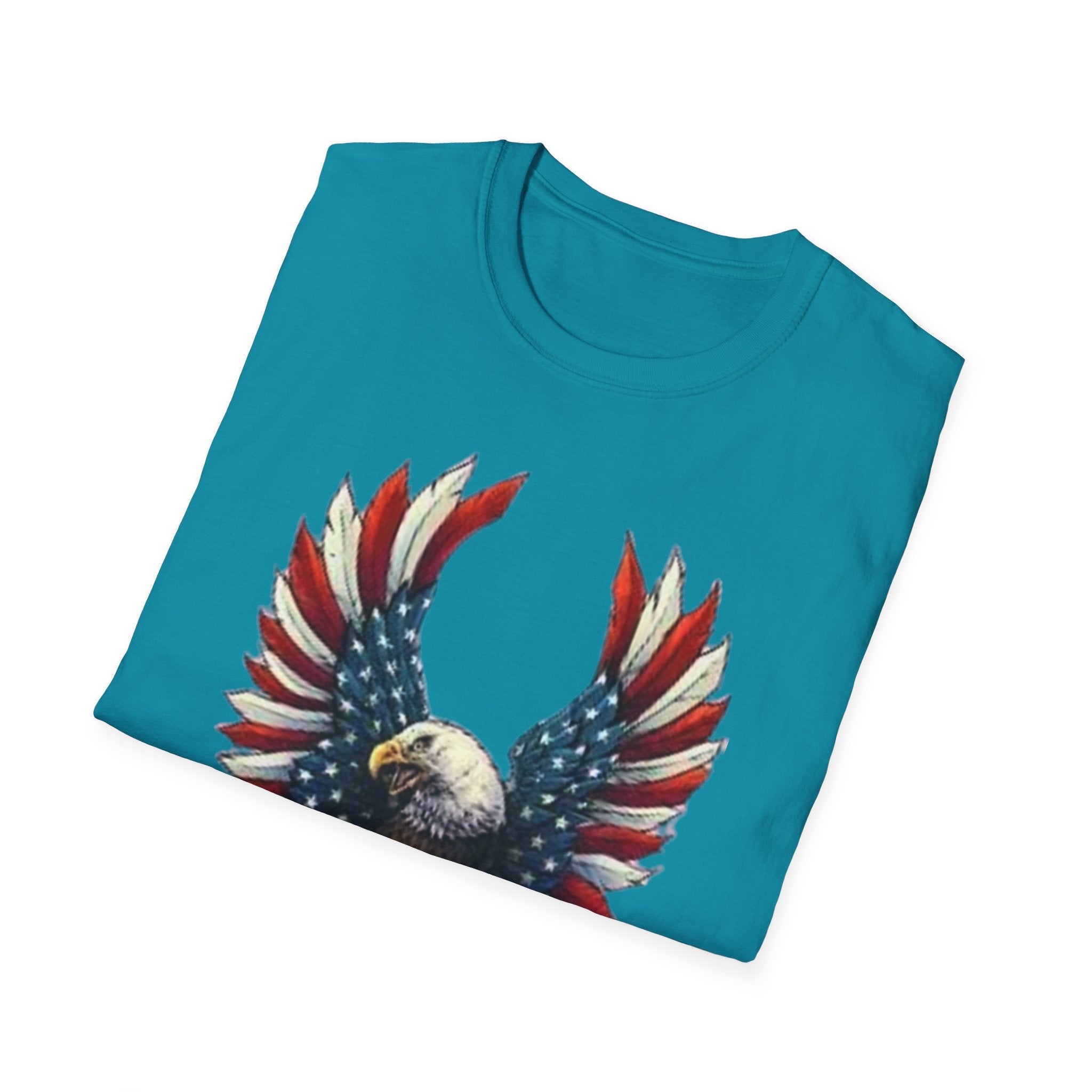 Patriotic Eagle Unisex Softstyle T-Shirt