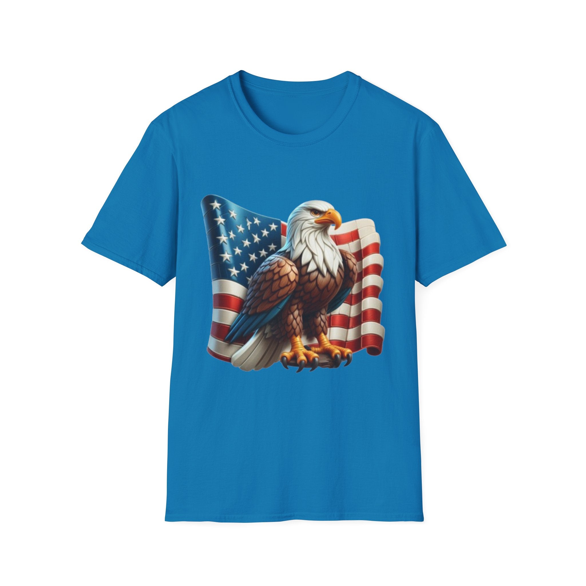 Patriotic Eagle Unisex Softstyle T-Shirt