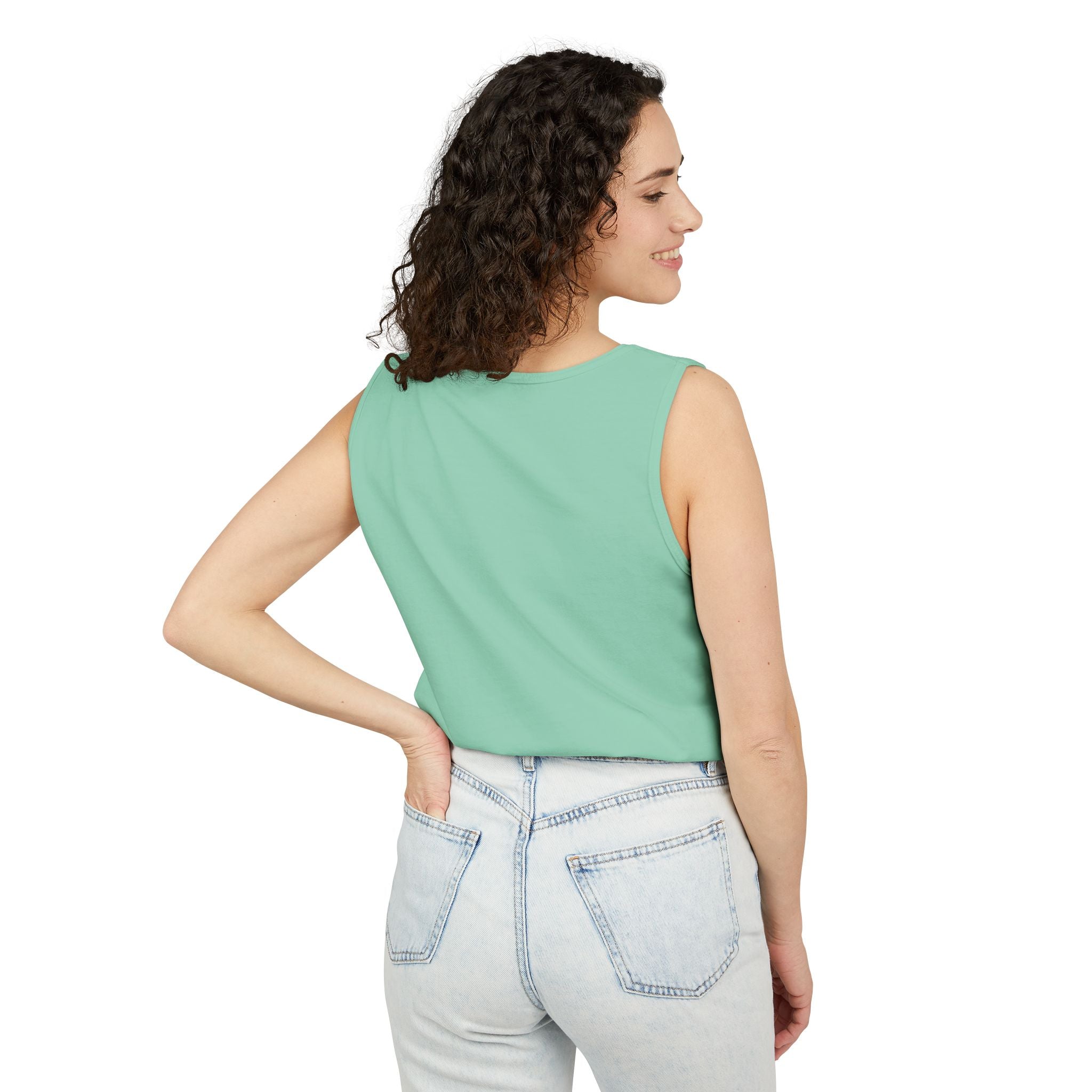 Bee Positive Unisex Garment-Dyed Tank Top
