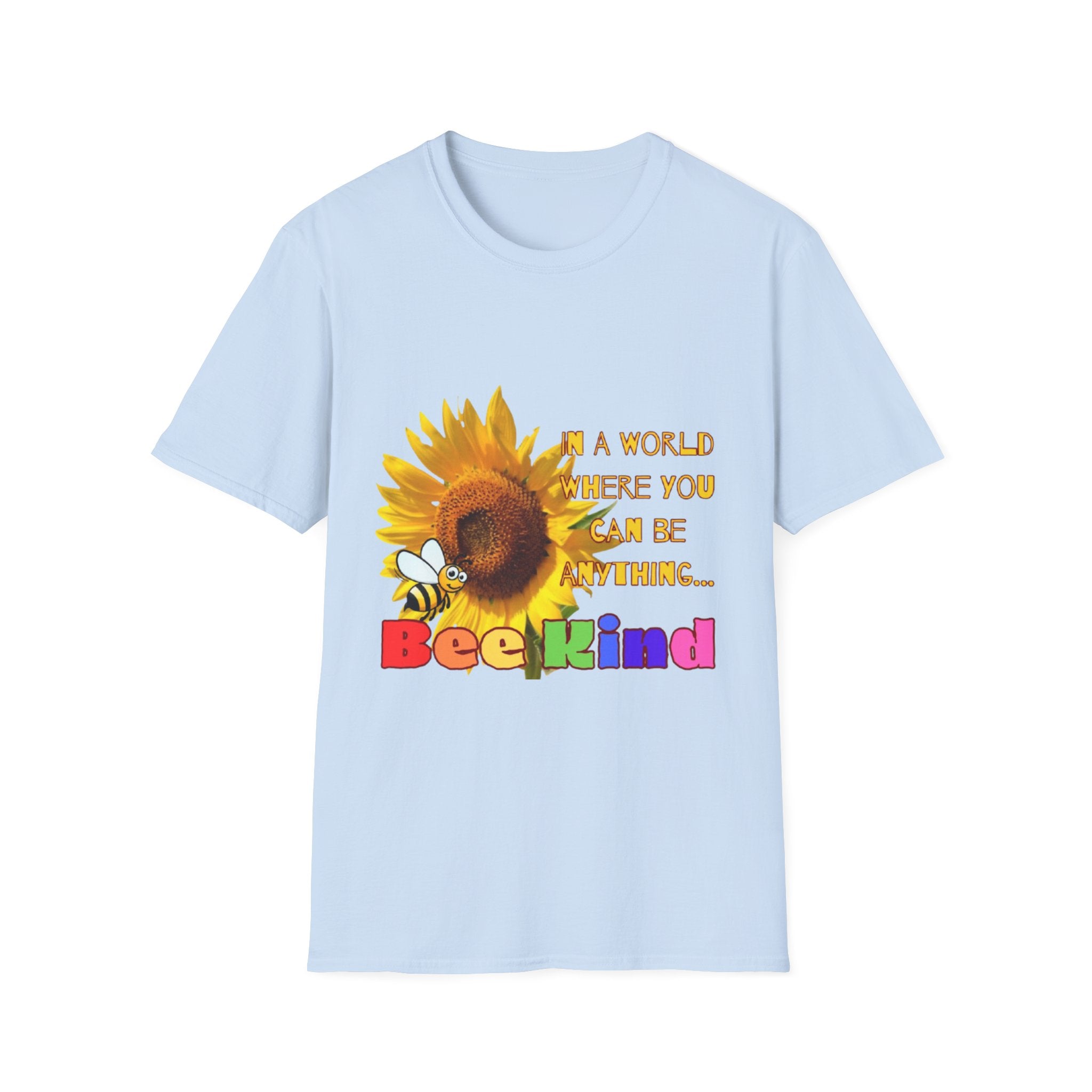 Bee Kind Sunflower Unisex Softstyle T-Shirt