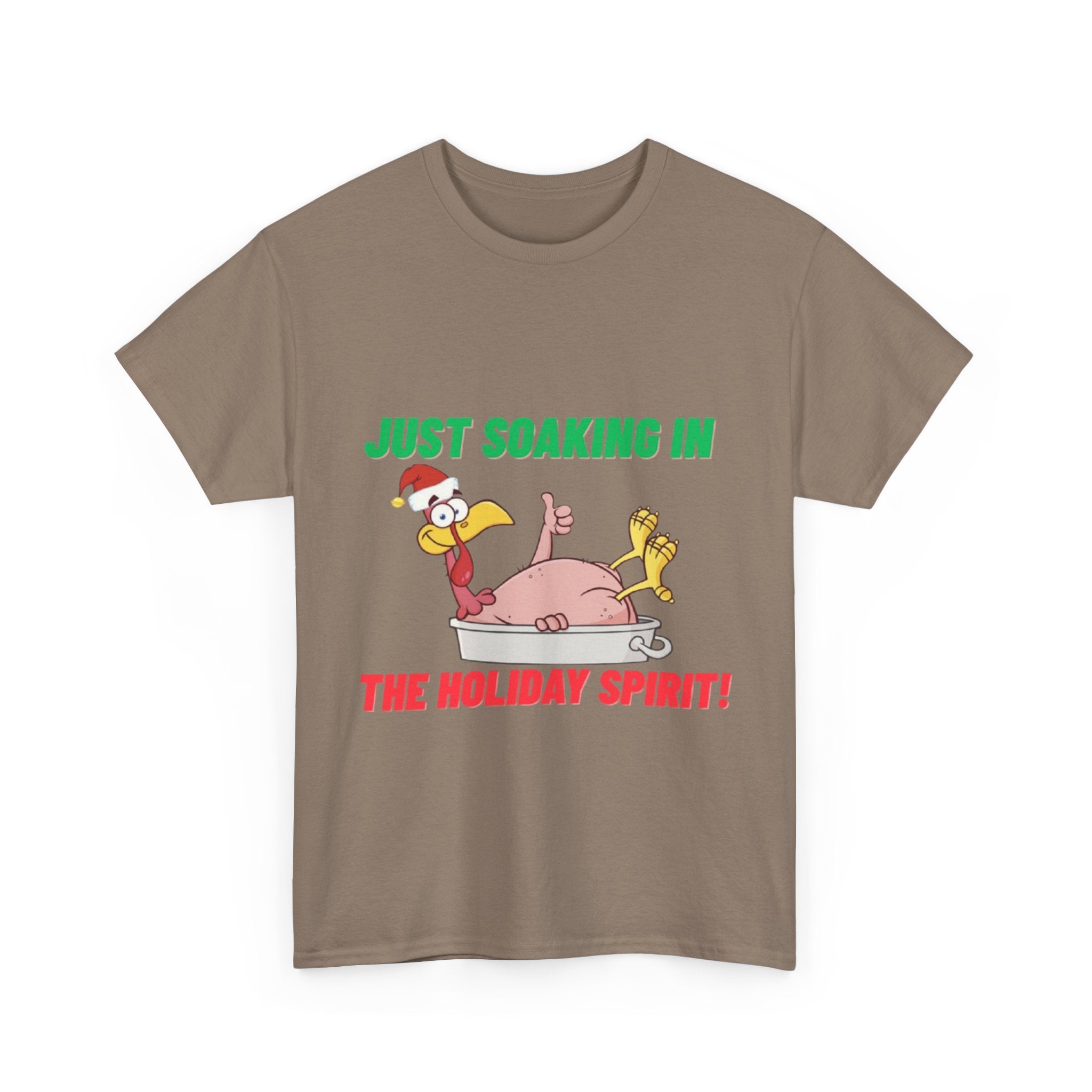 Just Soaking in the Holiday Spirit Unisex Heavy Cotton Tee