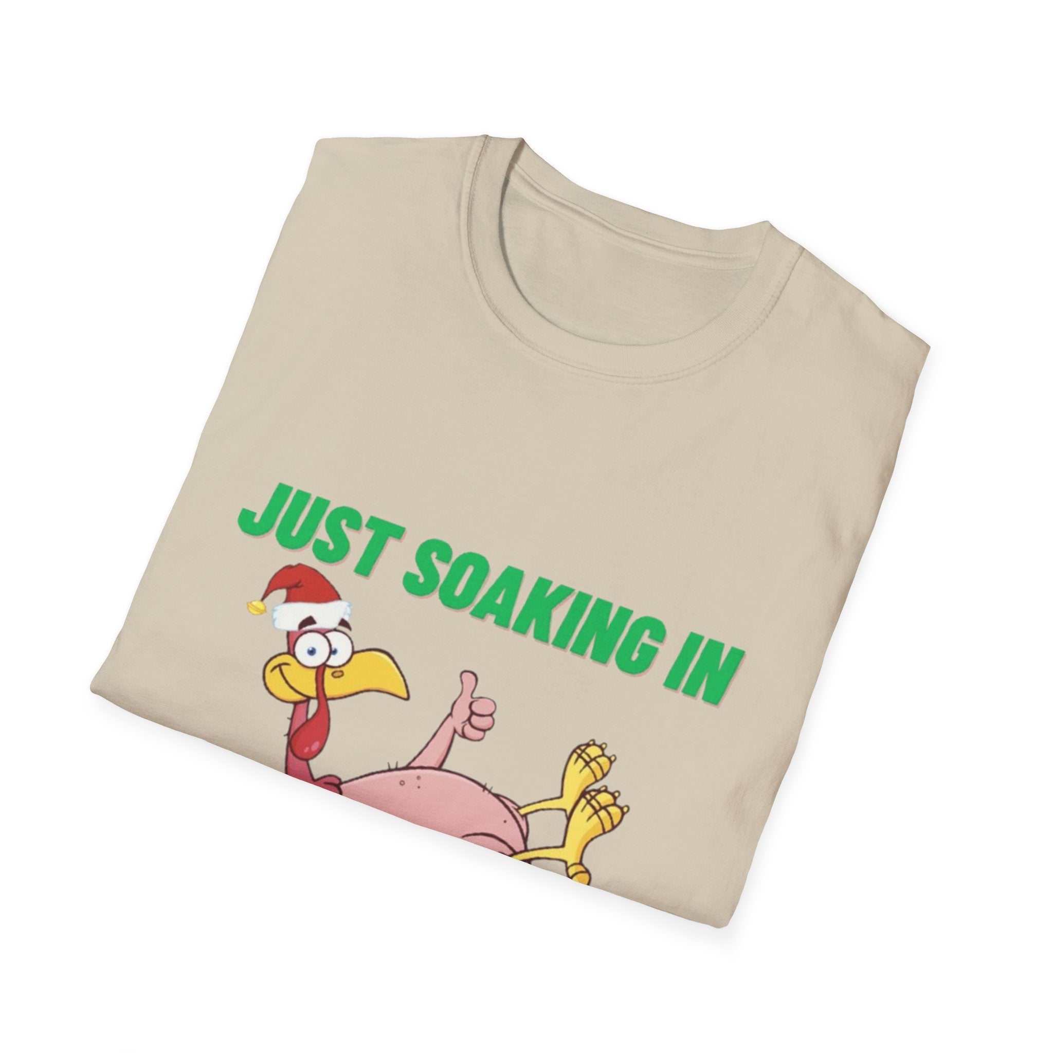 Just Soaking In The Holiday Spirit Unisex Softstyle T-Shirt