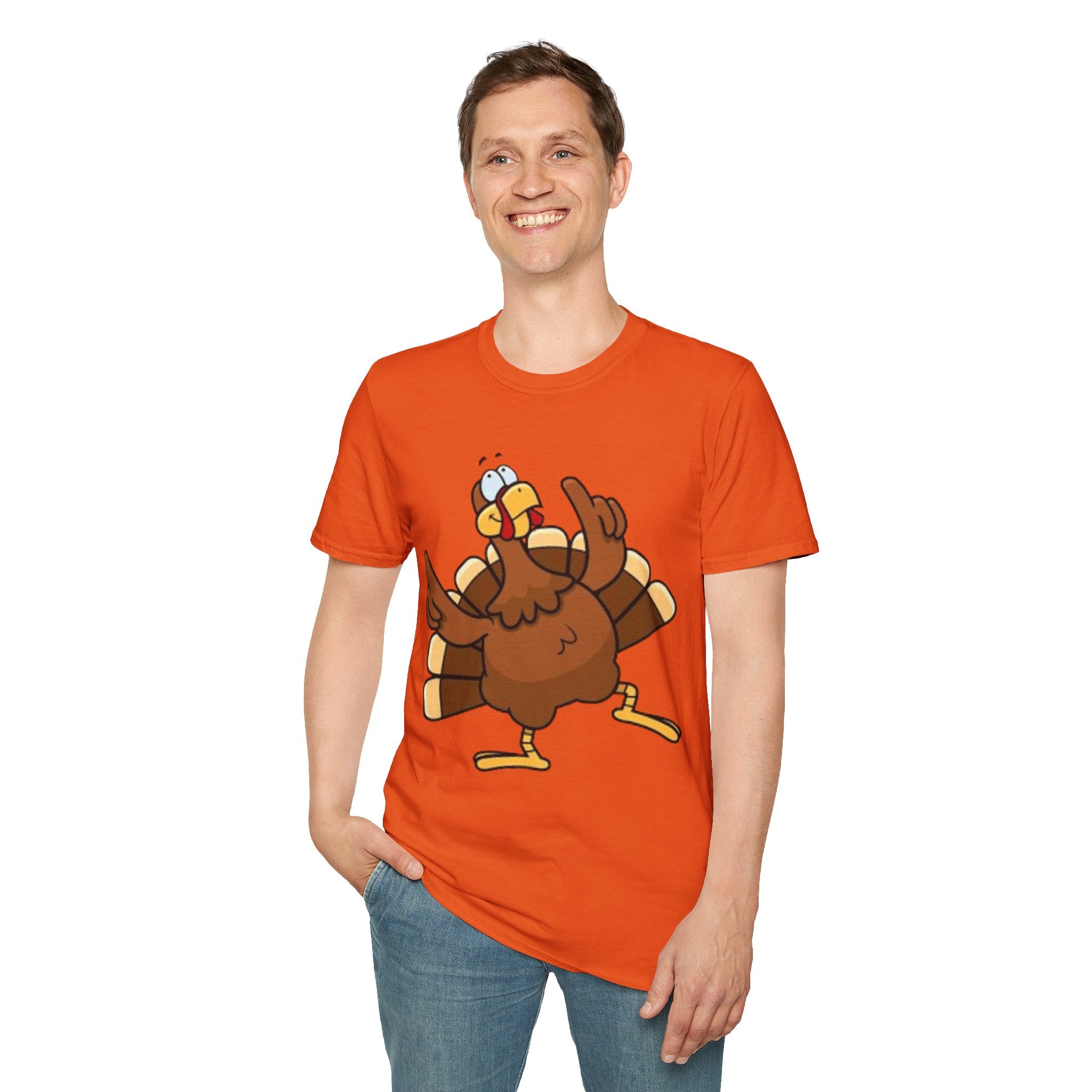 Thanksgiving Turkey Unisex Softstyle T-Shirt