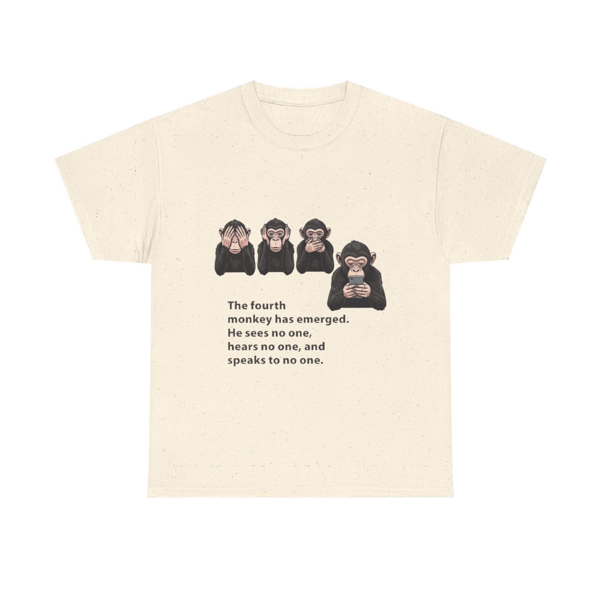 Four Monkeys Unisex Heavy Cotton T-Shirt