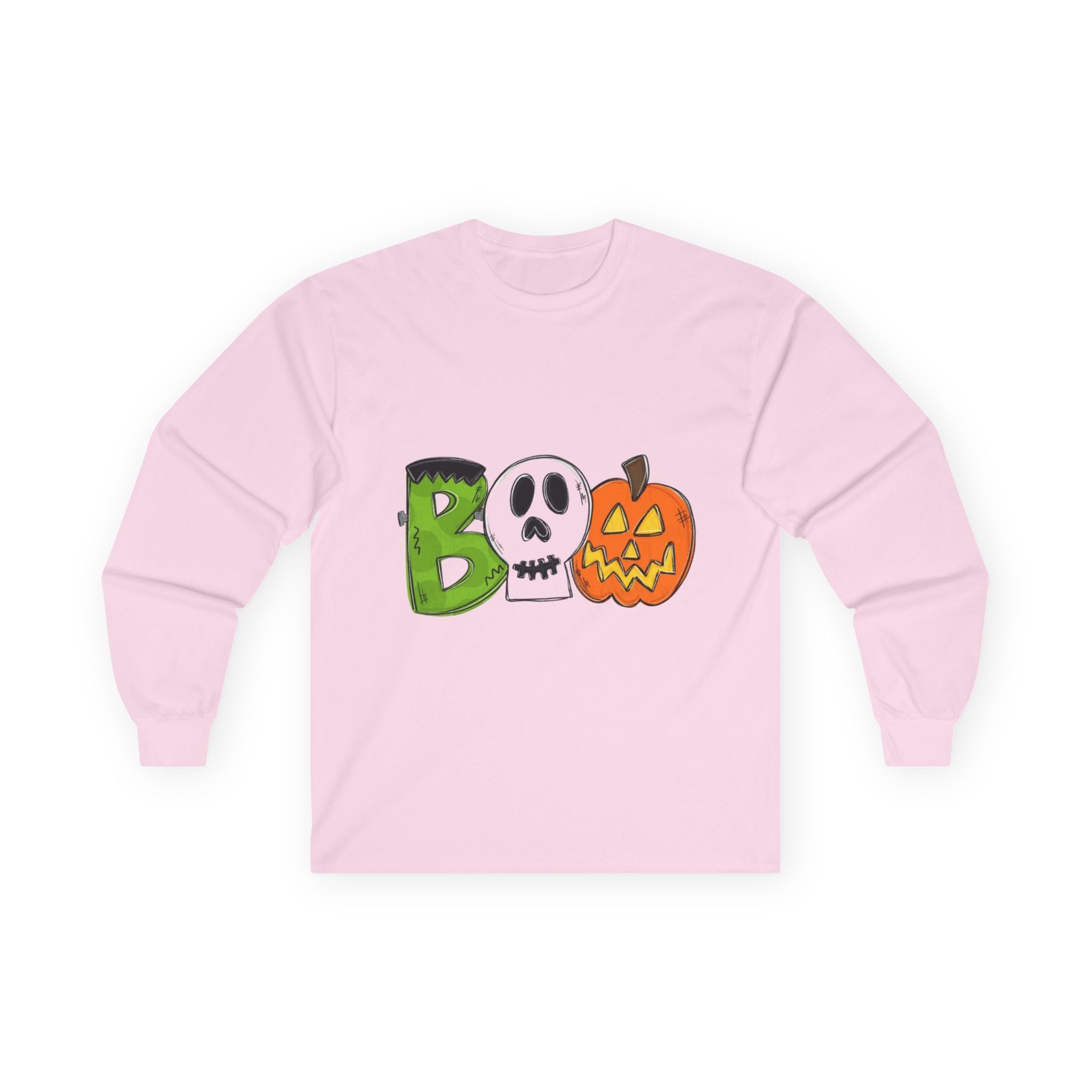 Halloween BOO Unisex Ultra Cotton Long Sleeve T-Shirt
