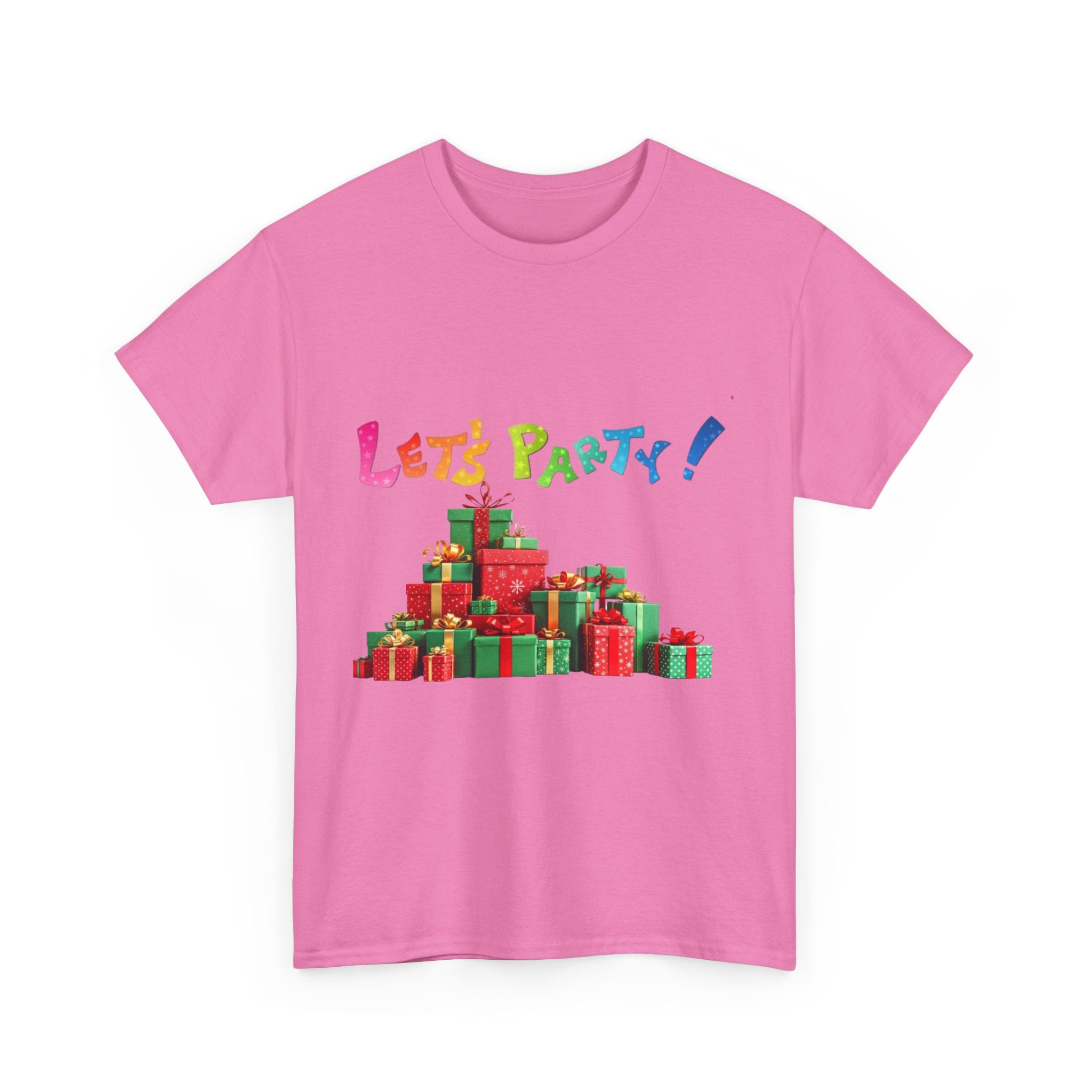 Let's Party! Christmas Presents Unisex Heavy Cotton T-Shirt