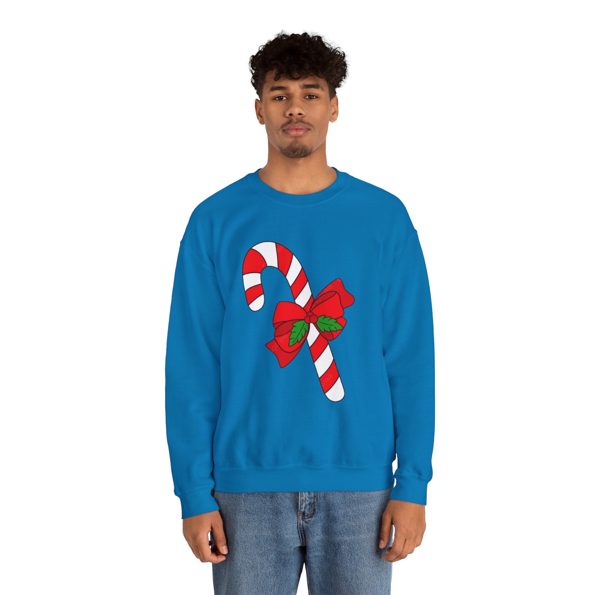 Candy Cane Holiday Unisex Heavy Blend™ Crewneck Sweatshirt