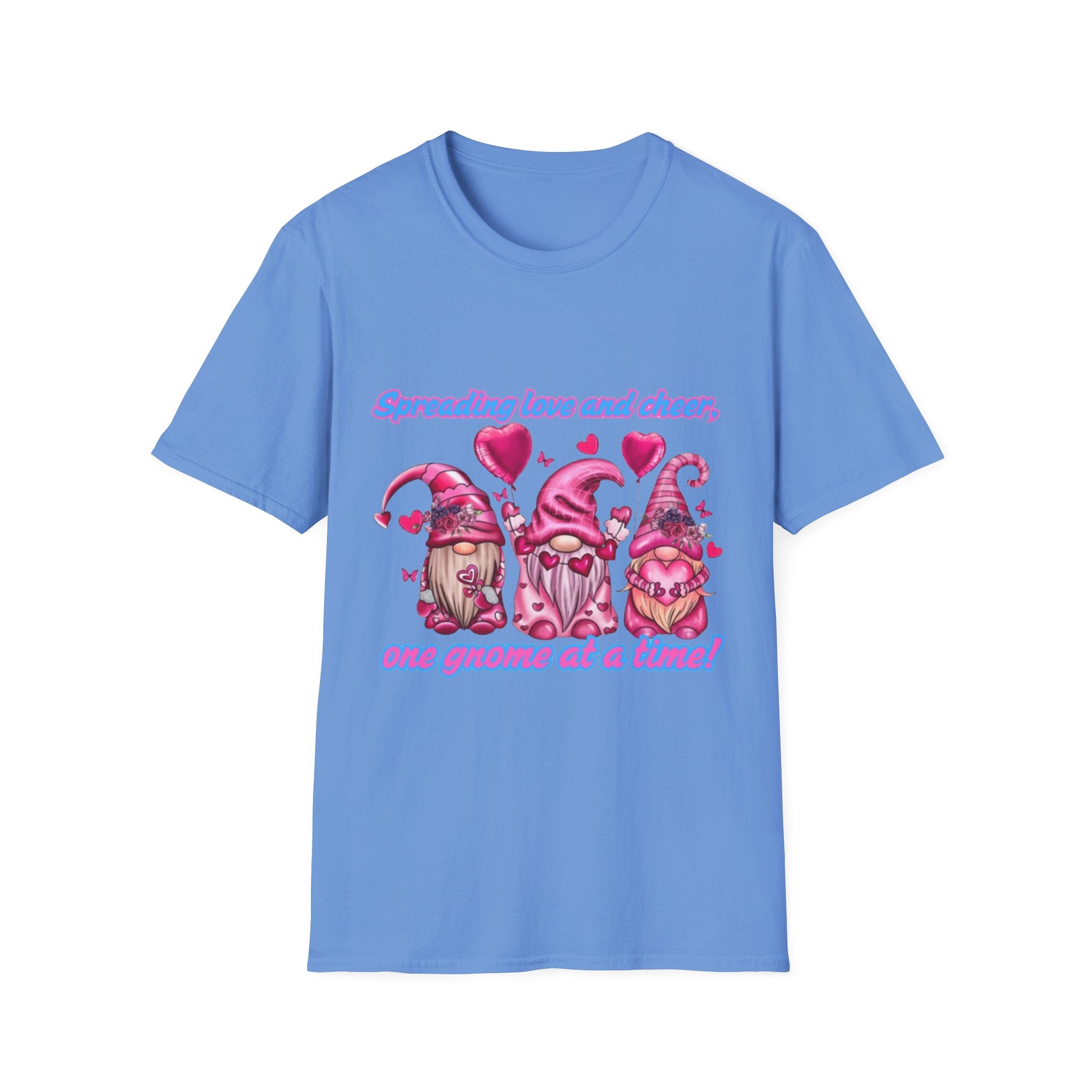 Spreading Love And Cheer One Gnome At A Time Unisex Softstyle T-Shirt