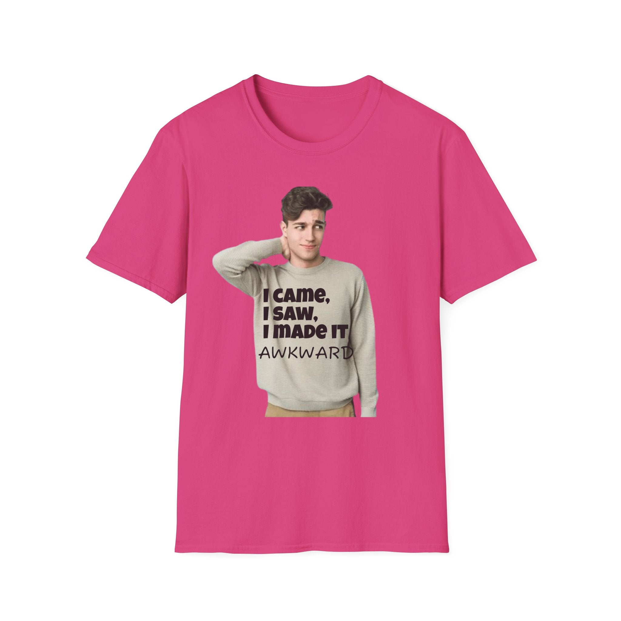 I Came I Saw I Made It Awkward Unisex Softstyle T-Shirt
