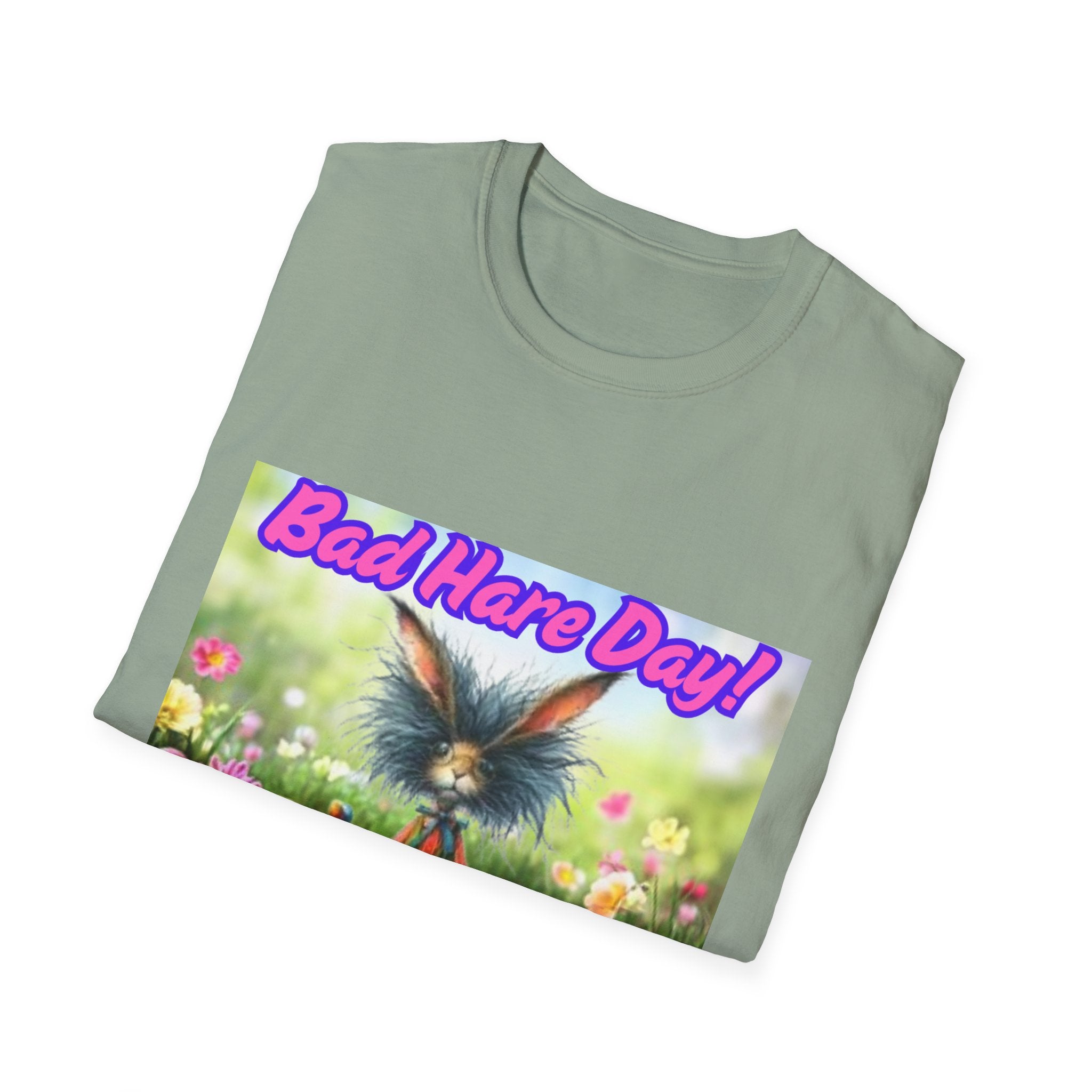 Bad Hare Day! Unisex Softstyle T-Shirt