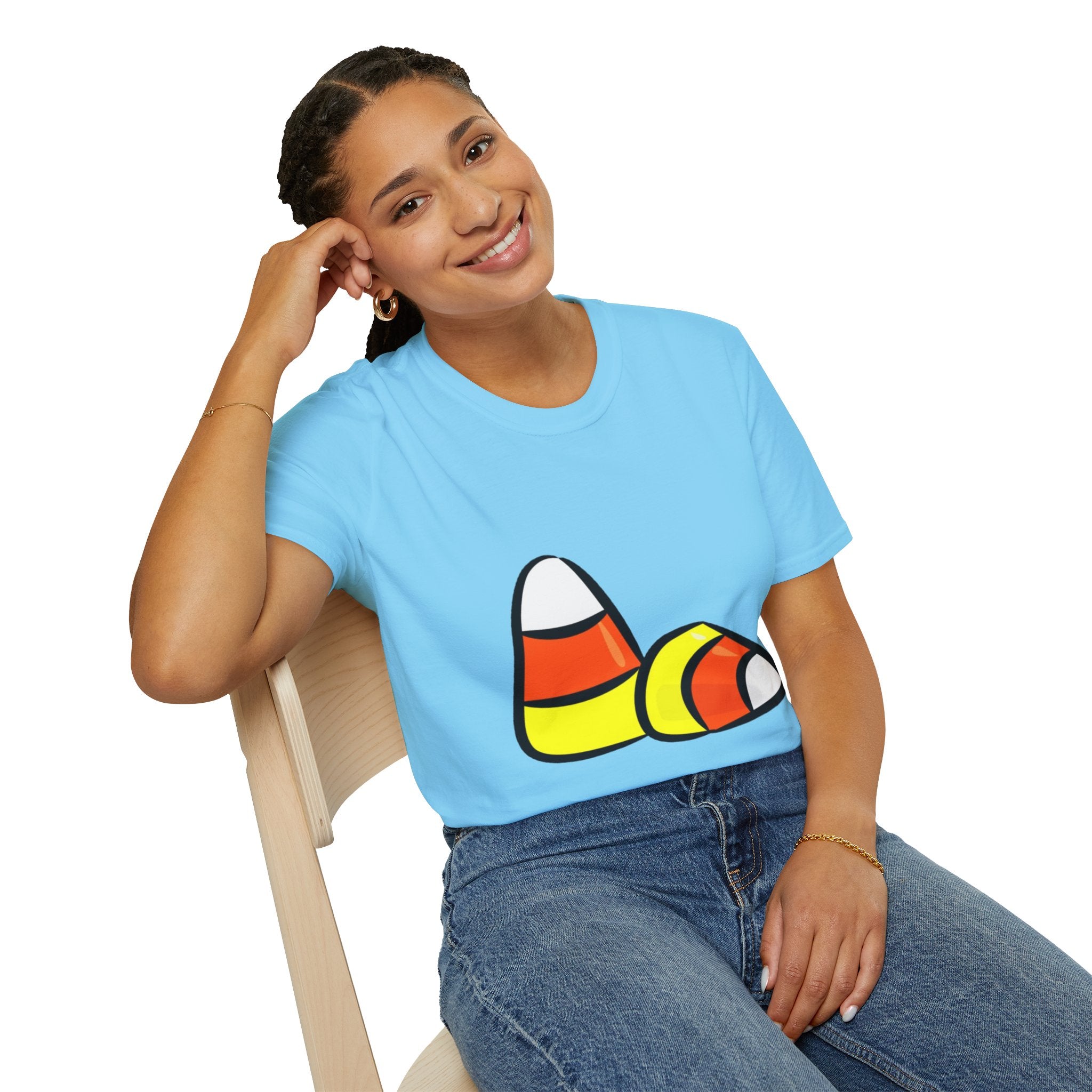 Halloween Candy Corn Unisex Softstyle T-Shirt