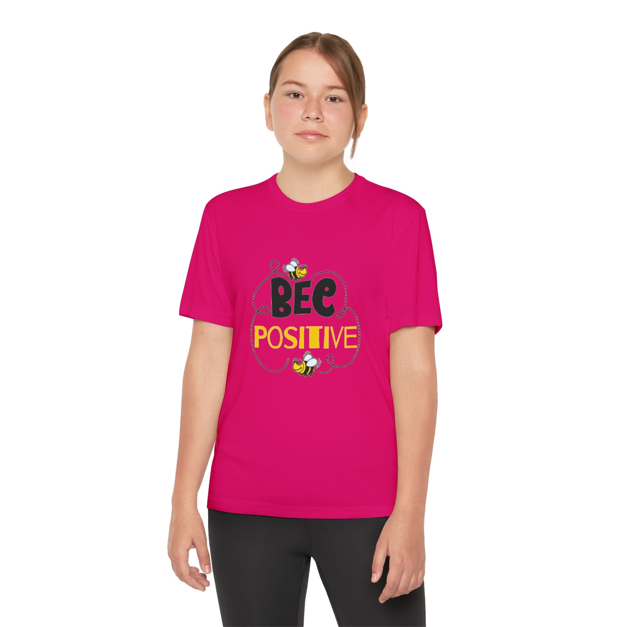 Bee Positive Youth Short Sleeve Competitor T-Shirt