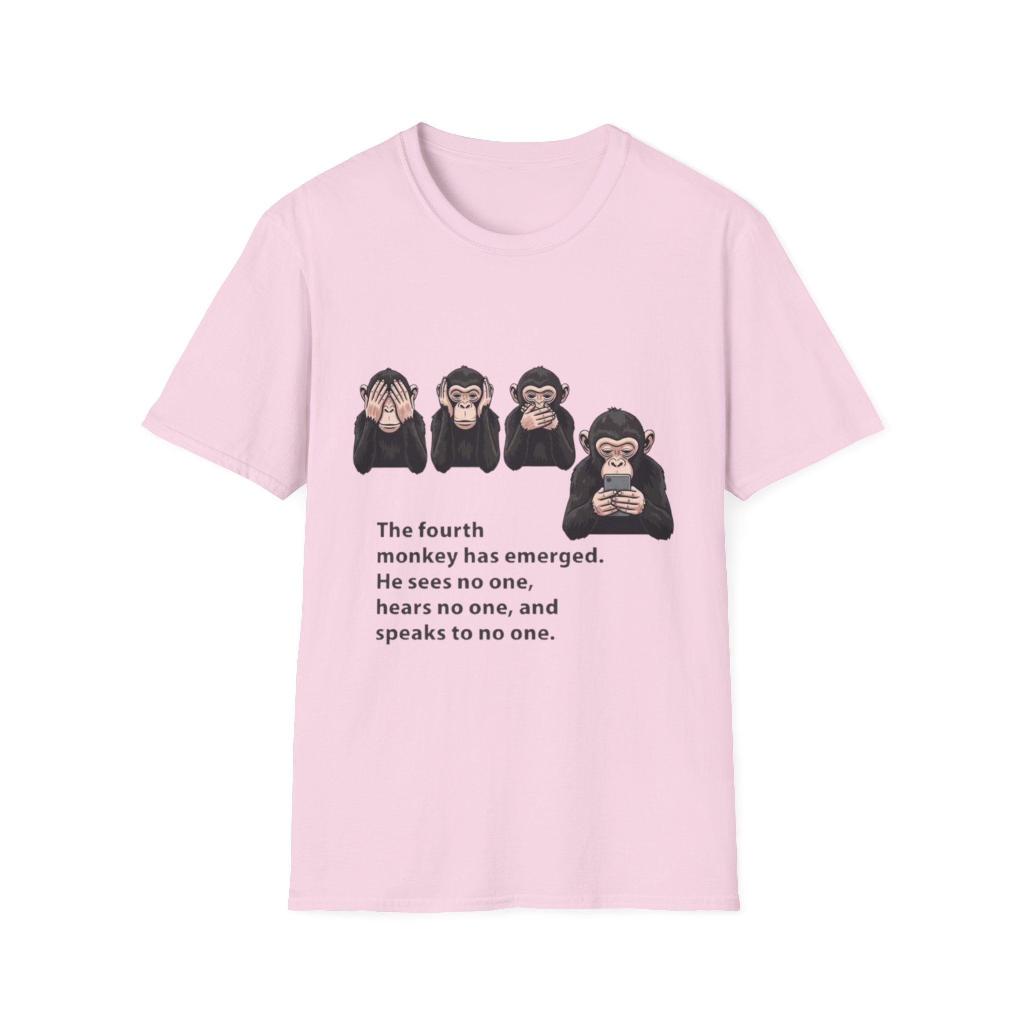 Four Monkeys Unisex Softstyle T-Shirt