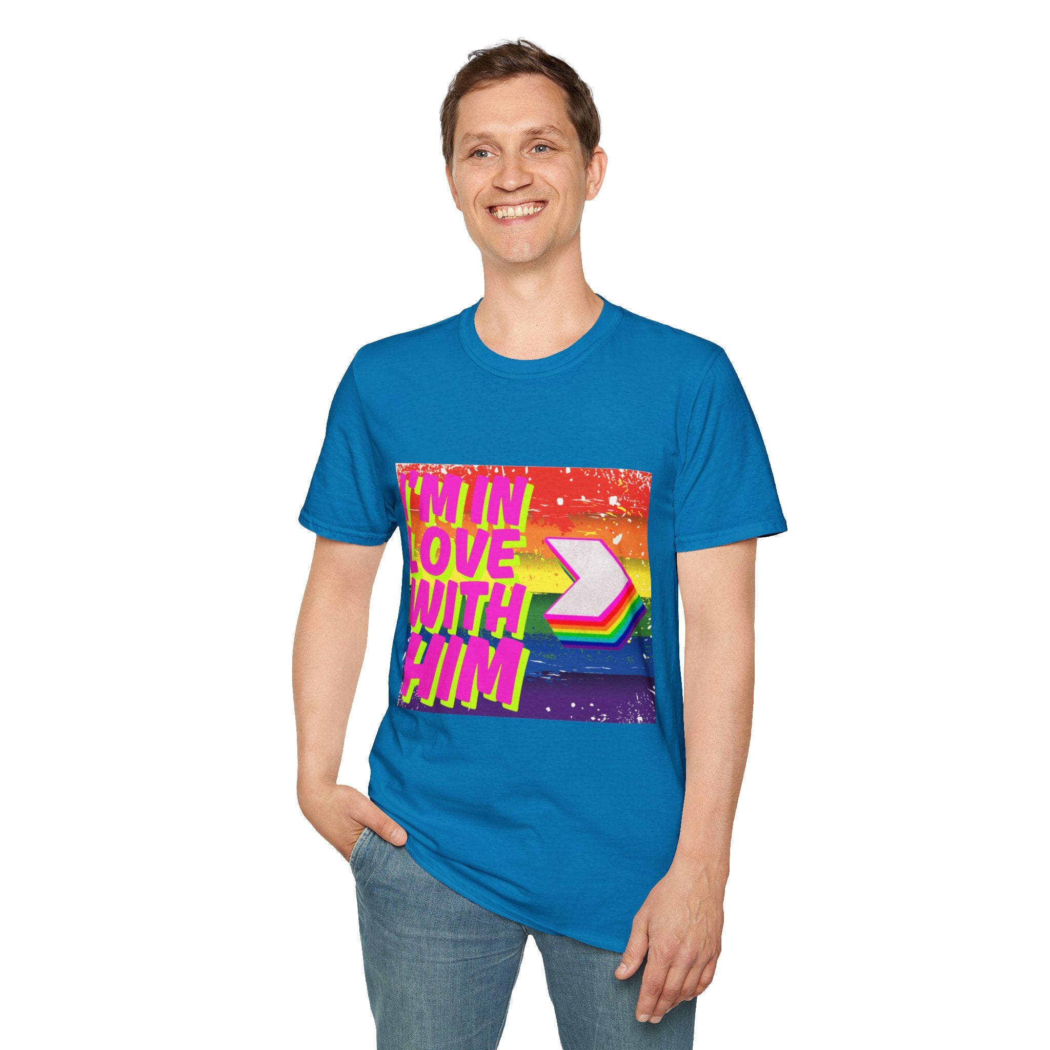 I'm In Love With Him Unisex Softstyle T-Shirt