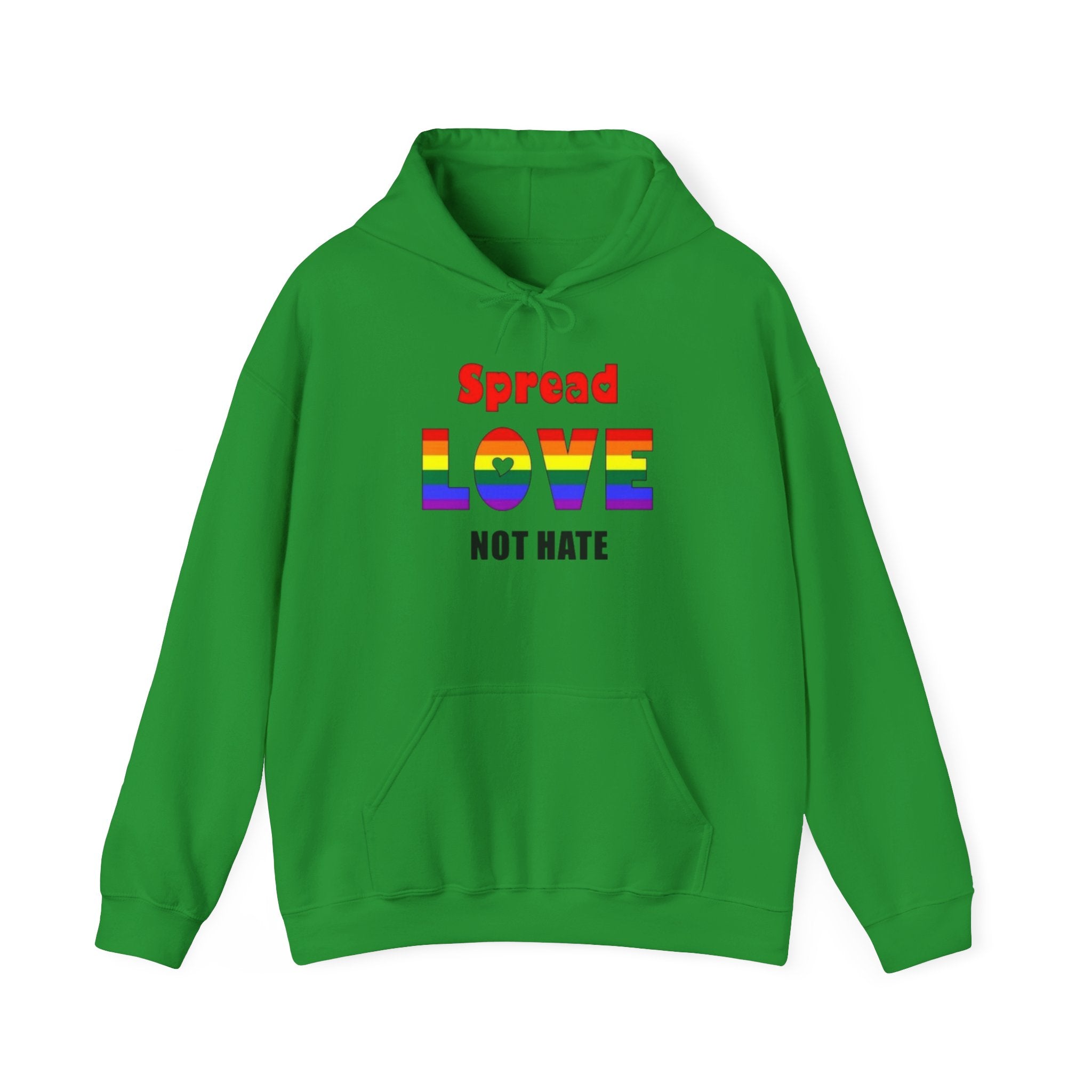 Spread Love Not Hate Unisex Hoodie