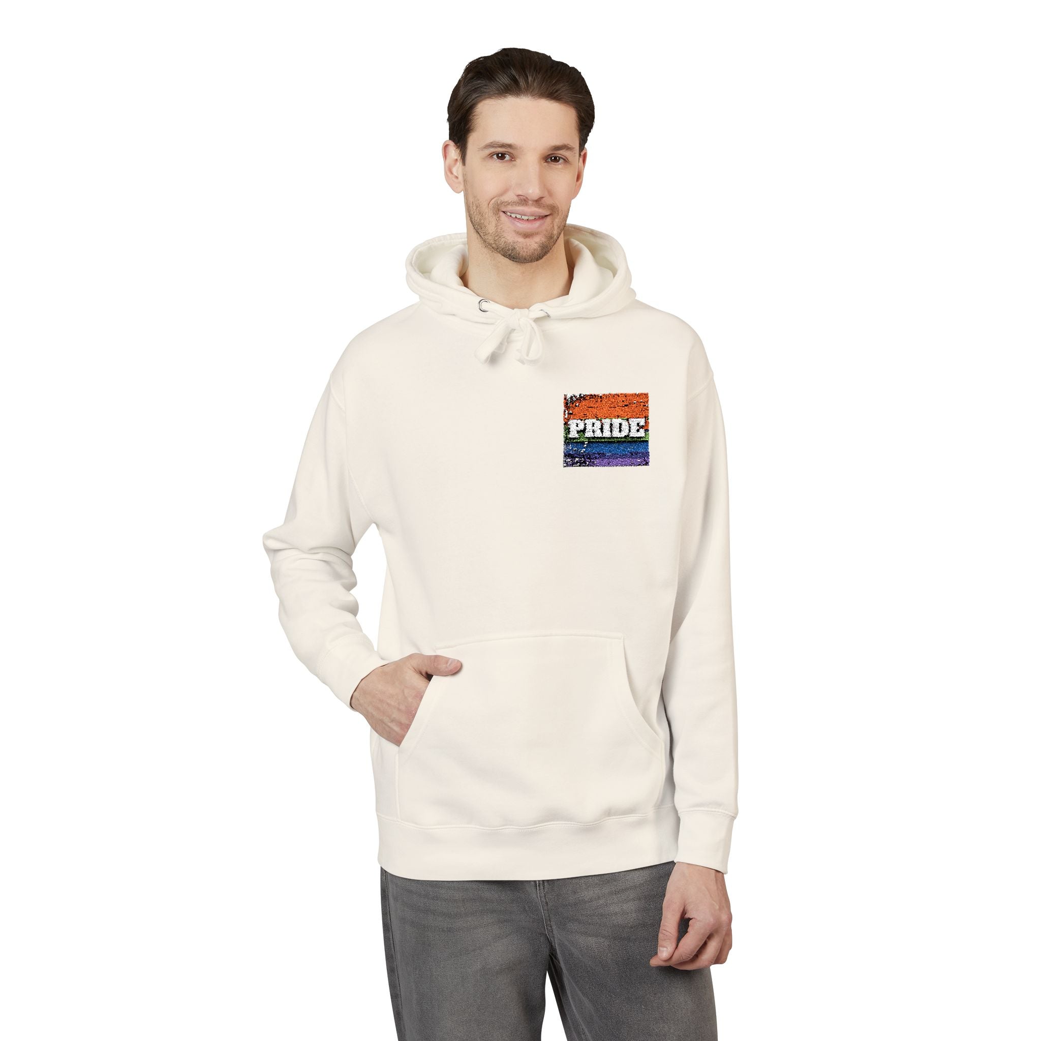 Pride Rainbow Unisex Fleece Hoodie