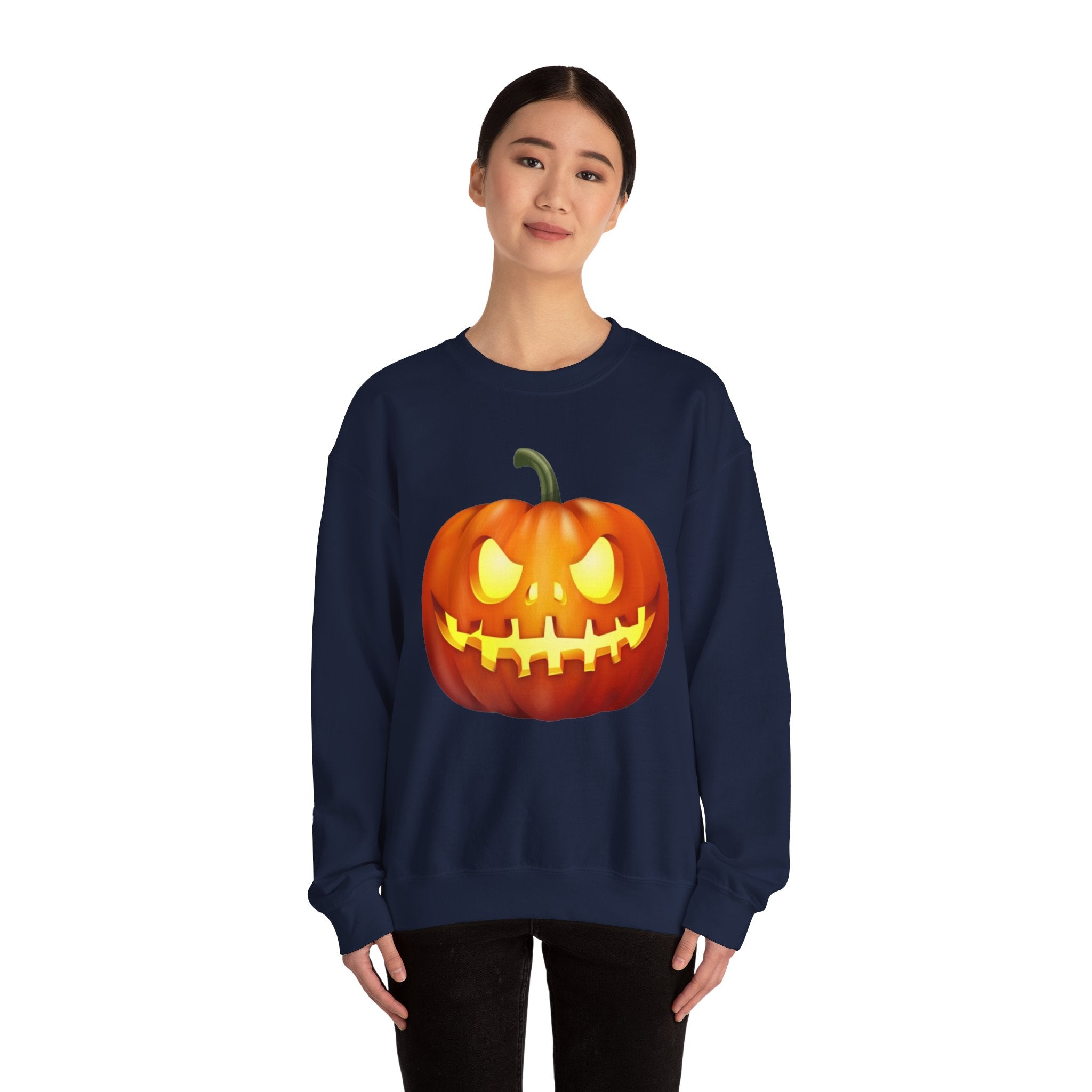 Halloween Pumpkin Unisex Heavy Blend™ Crewneck Sweatshirt