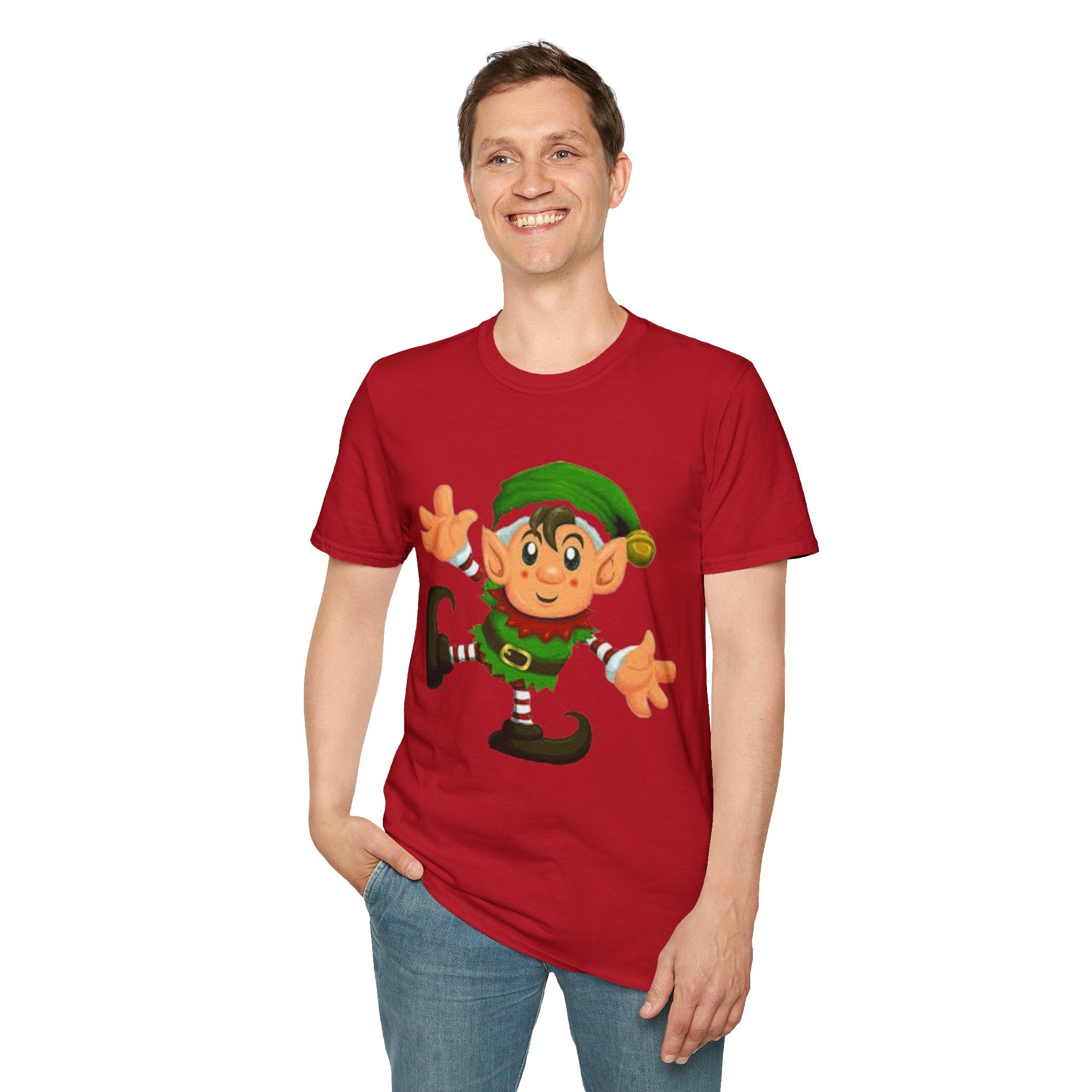 Christmas Elf Unisex Softstyle T-Shirt