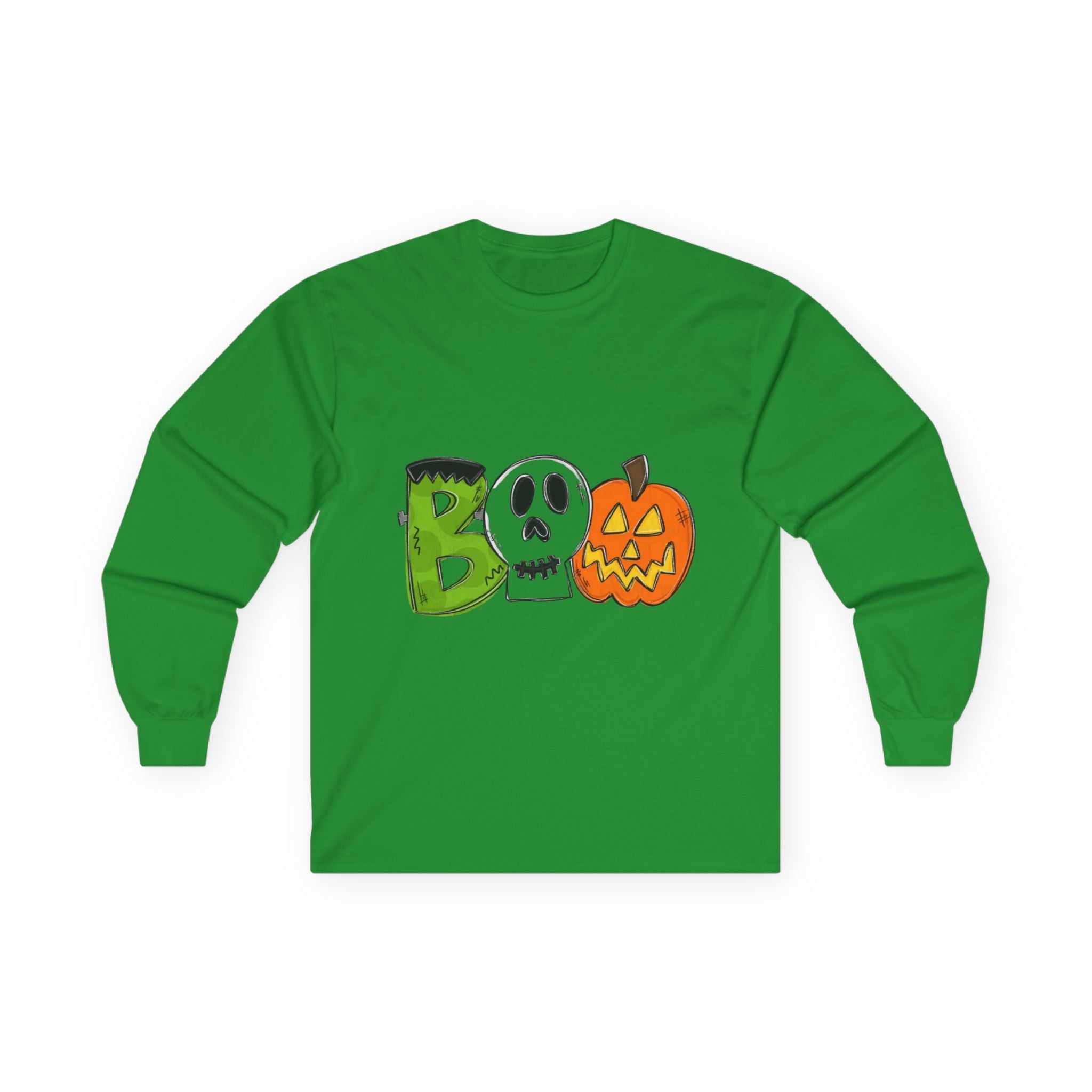 Halloween BOO Unisex Ultra Cotton Long Sleeve T-Shirt