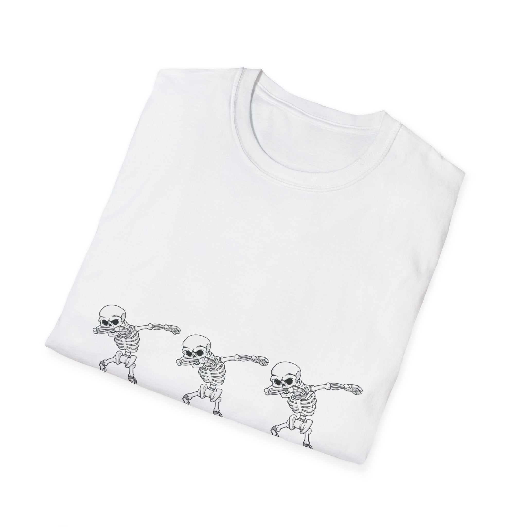 Dabbing Skeleton Dance Unisex Softstyle T-Shirt