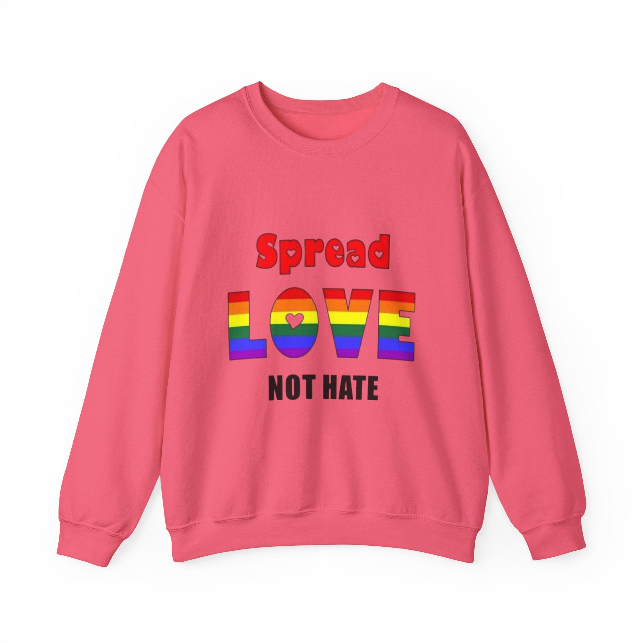 Spread Love Not Hate Unisex Crewneck Sweatshirt