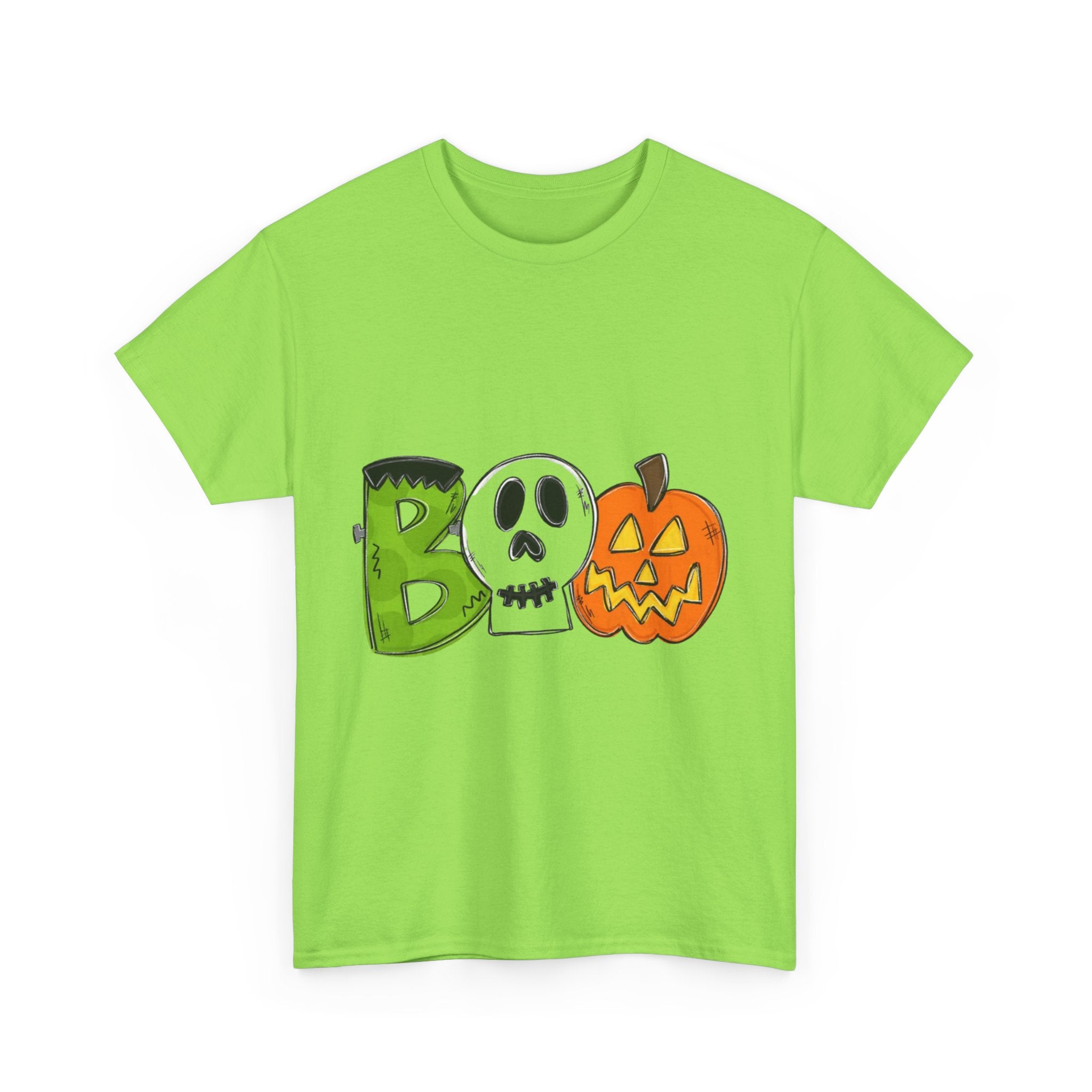 Halloween BOO Unisex Heavy Cotton T-Shirt