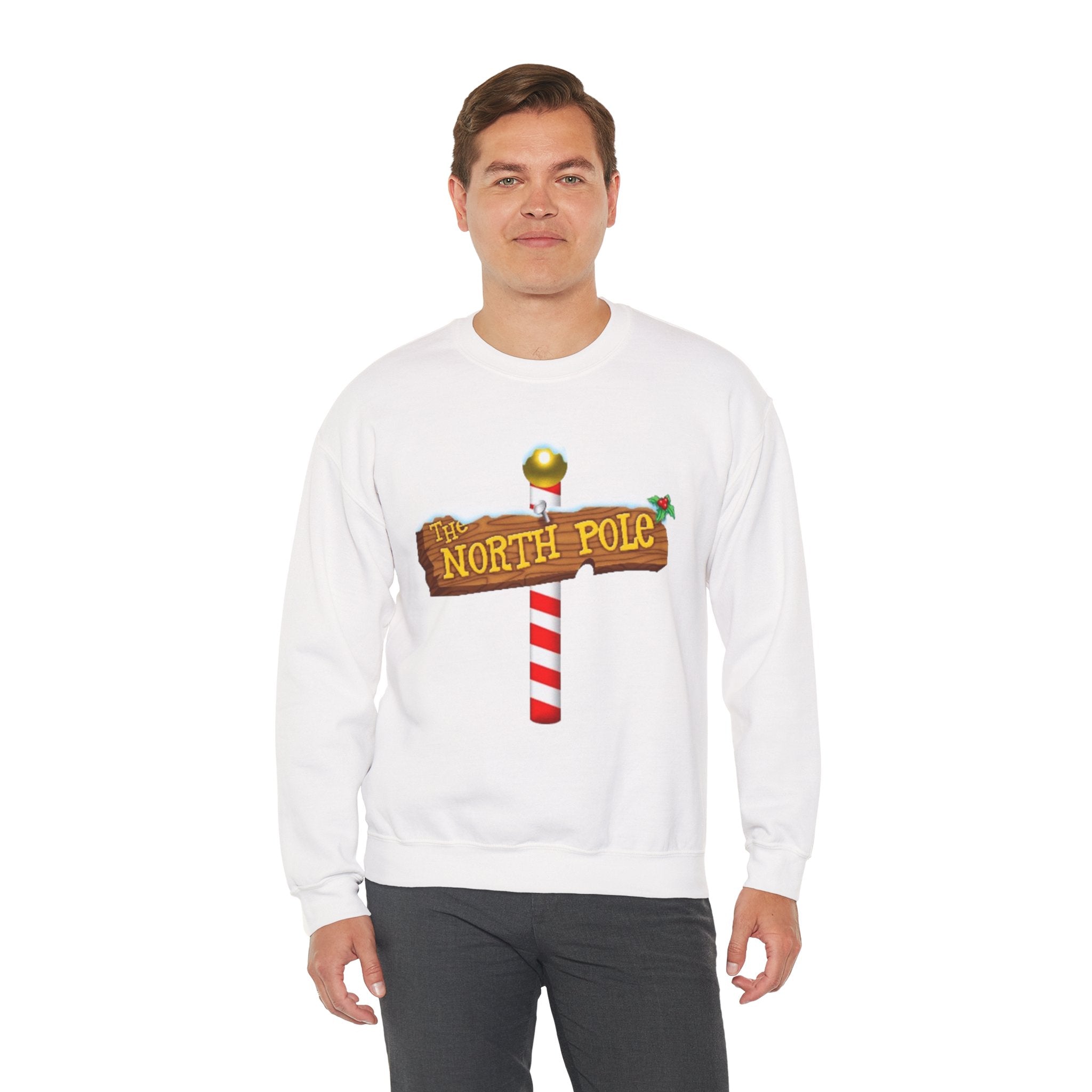 North Pole Unisex Heavy Blend™ Crewneck Sweatshirt