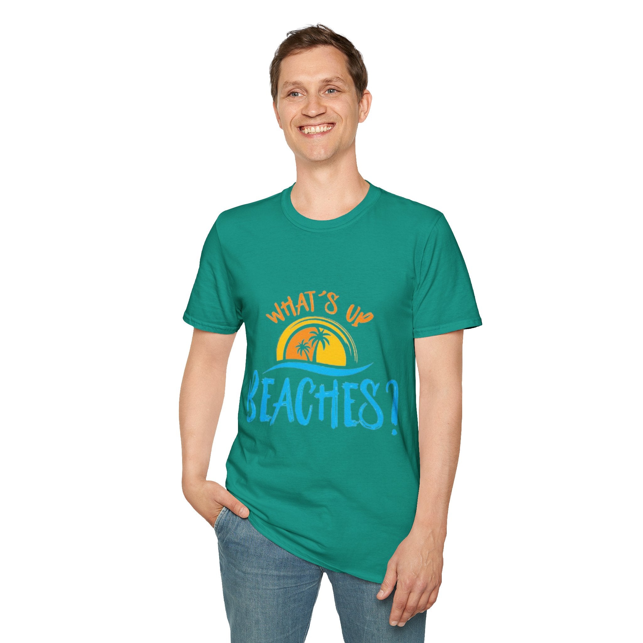 What's Up Beaches? Unisex Softstyle T-Shirt