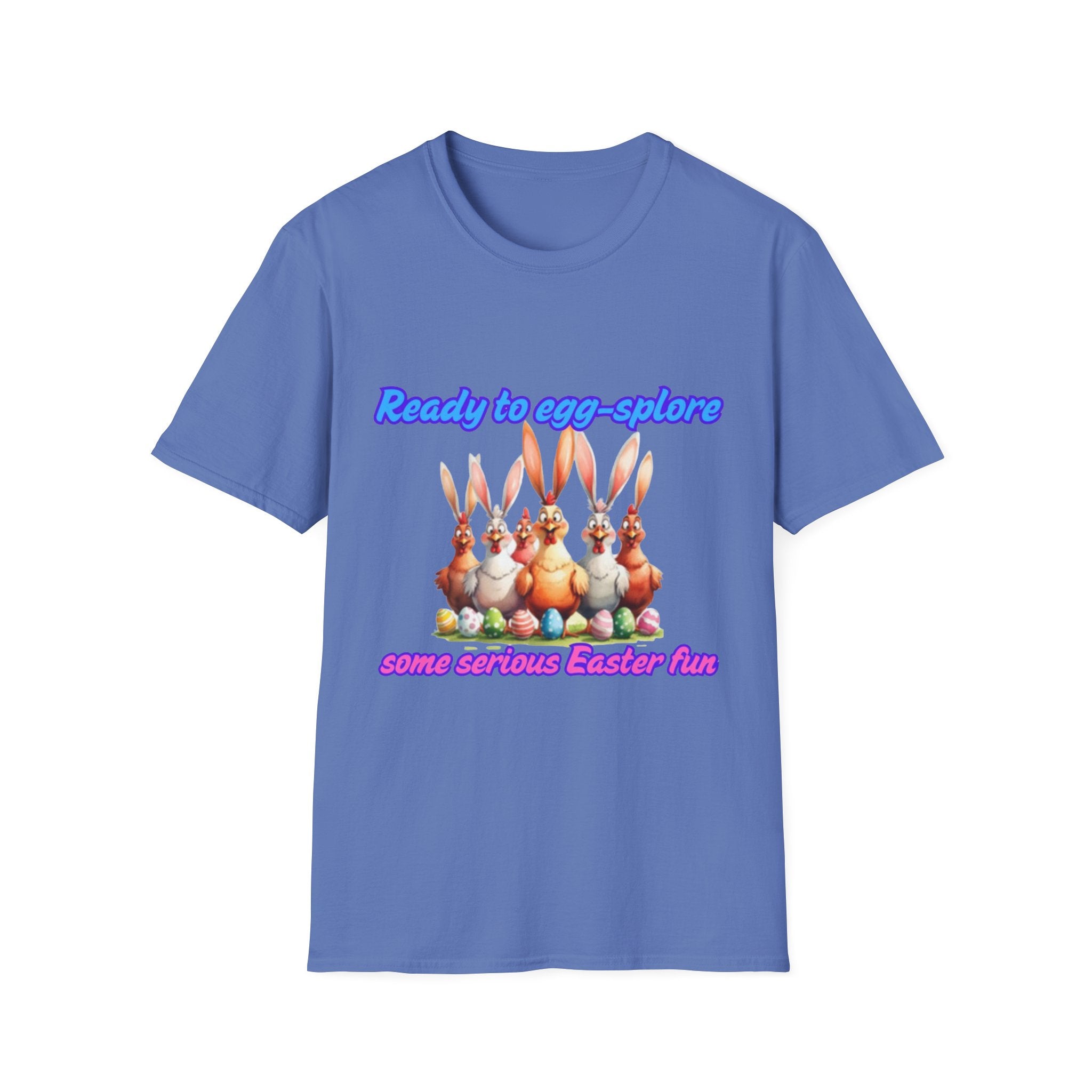 Ready To Egg-splore Some Serious Easter Fun Unisex Softstyle T-Shirt