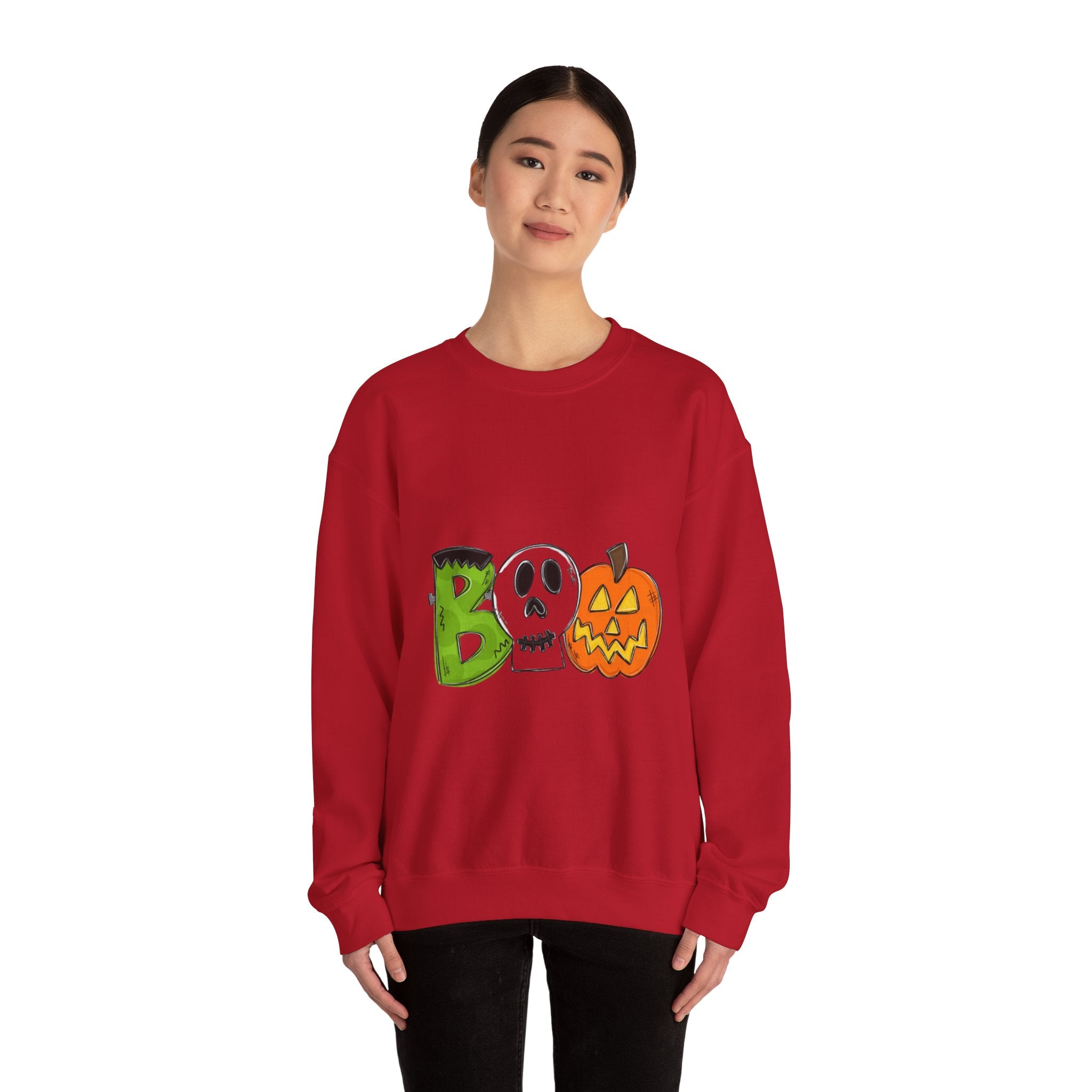 Halloween Boo Unisex Crewneck Sweatshirt