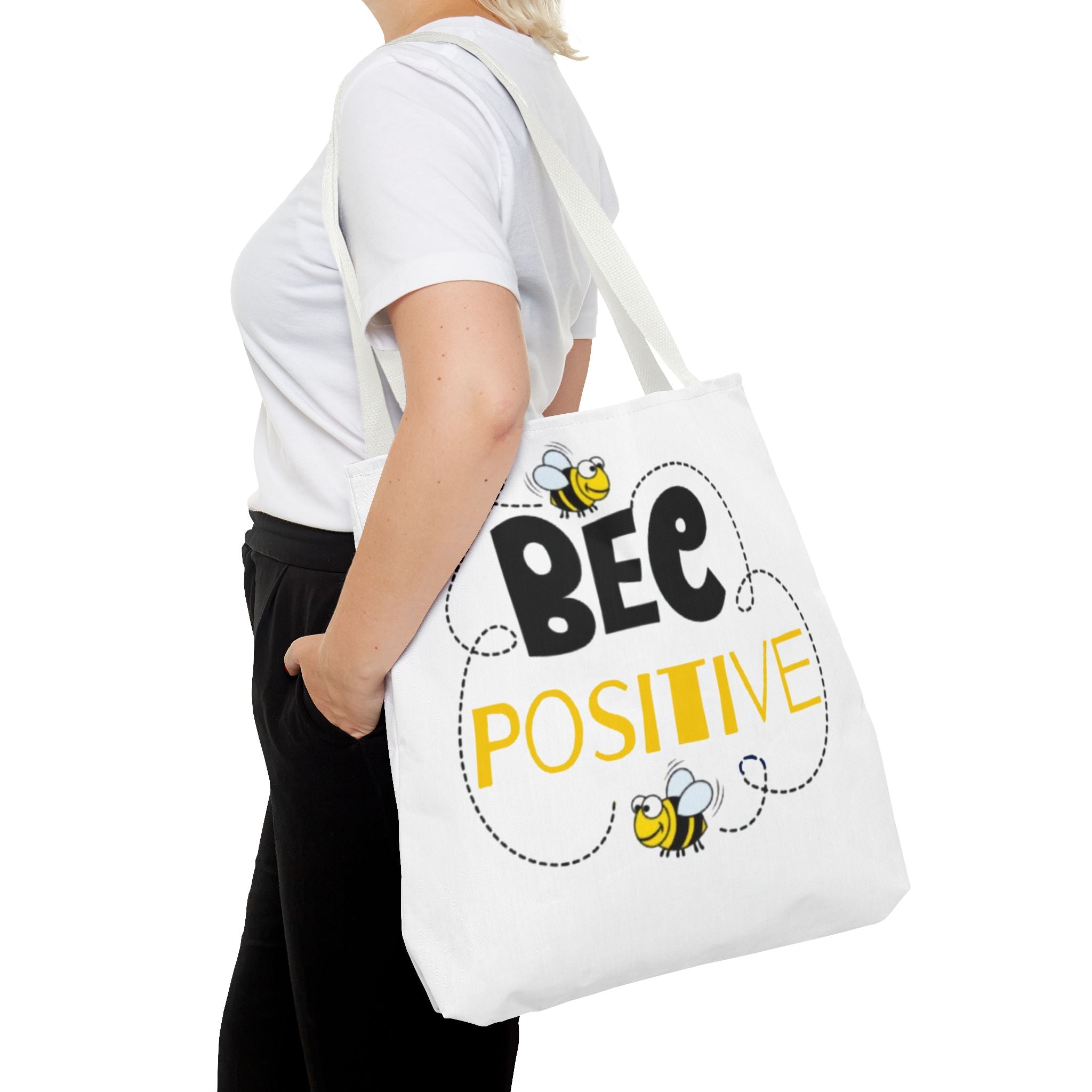 Bee Positive Eco-Friendly Tote Bag