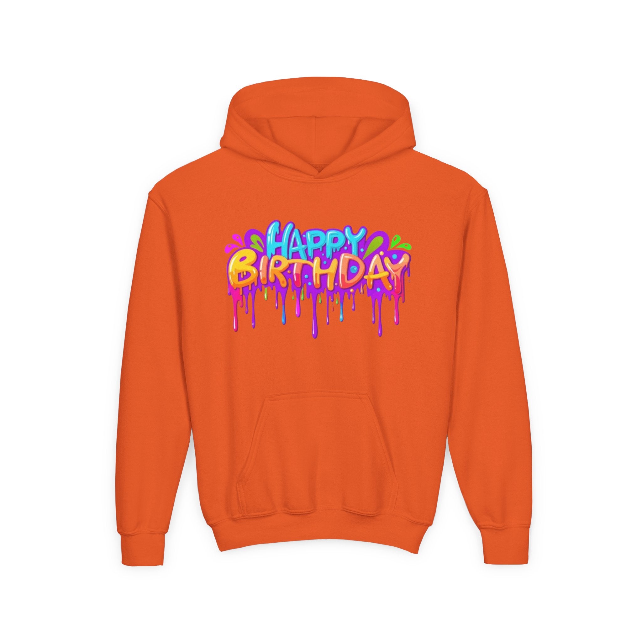 Happy Birthday Youth Heavy Blend Hoodie Personalize It!