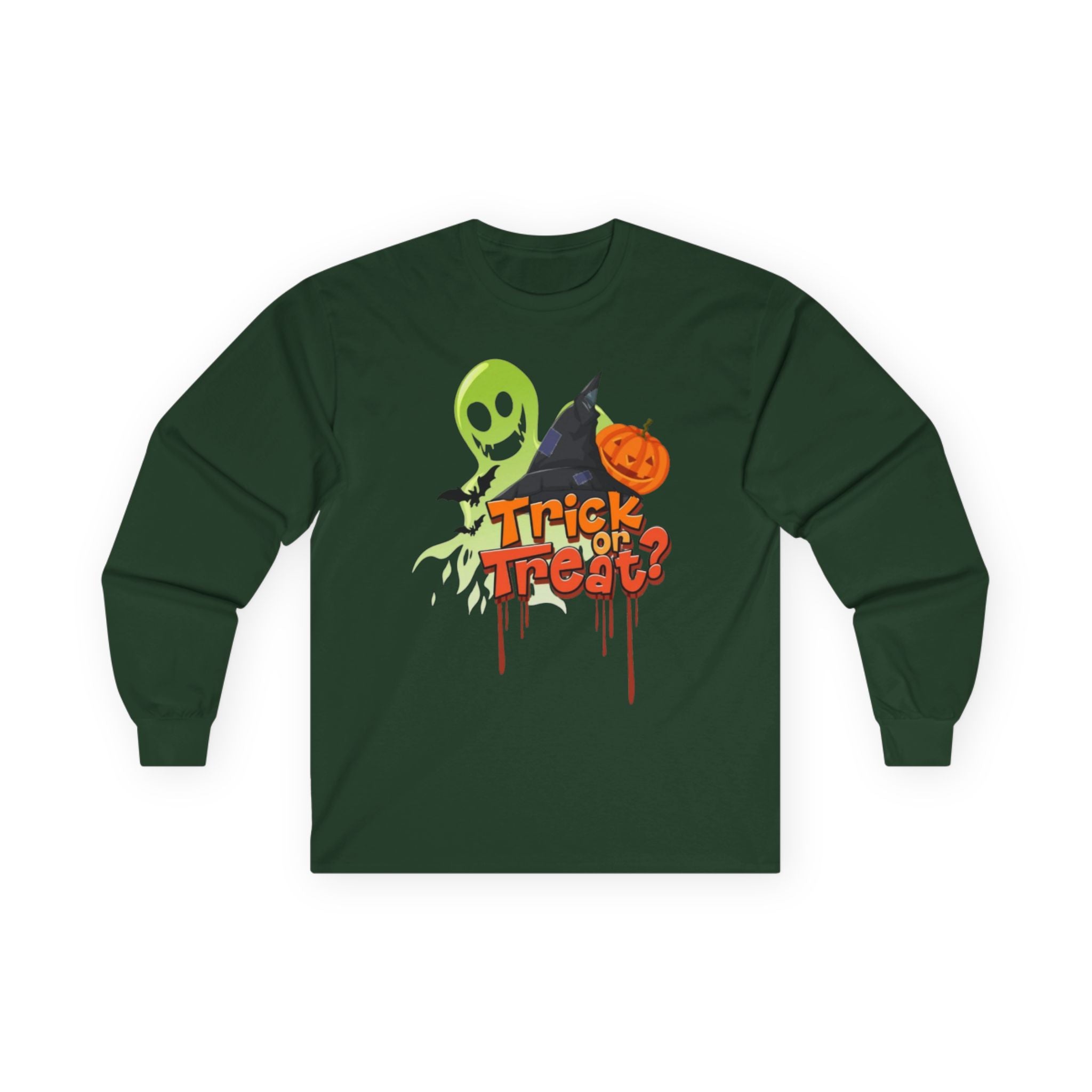 Halloween Trick or Treat Unisex Ultra Cotton Long Sleeve T-Shirt