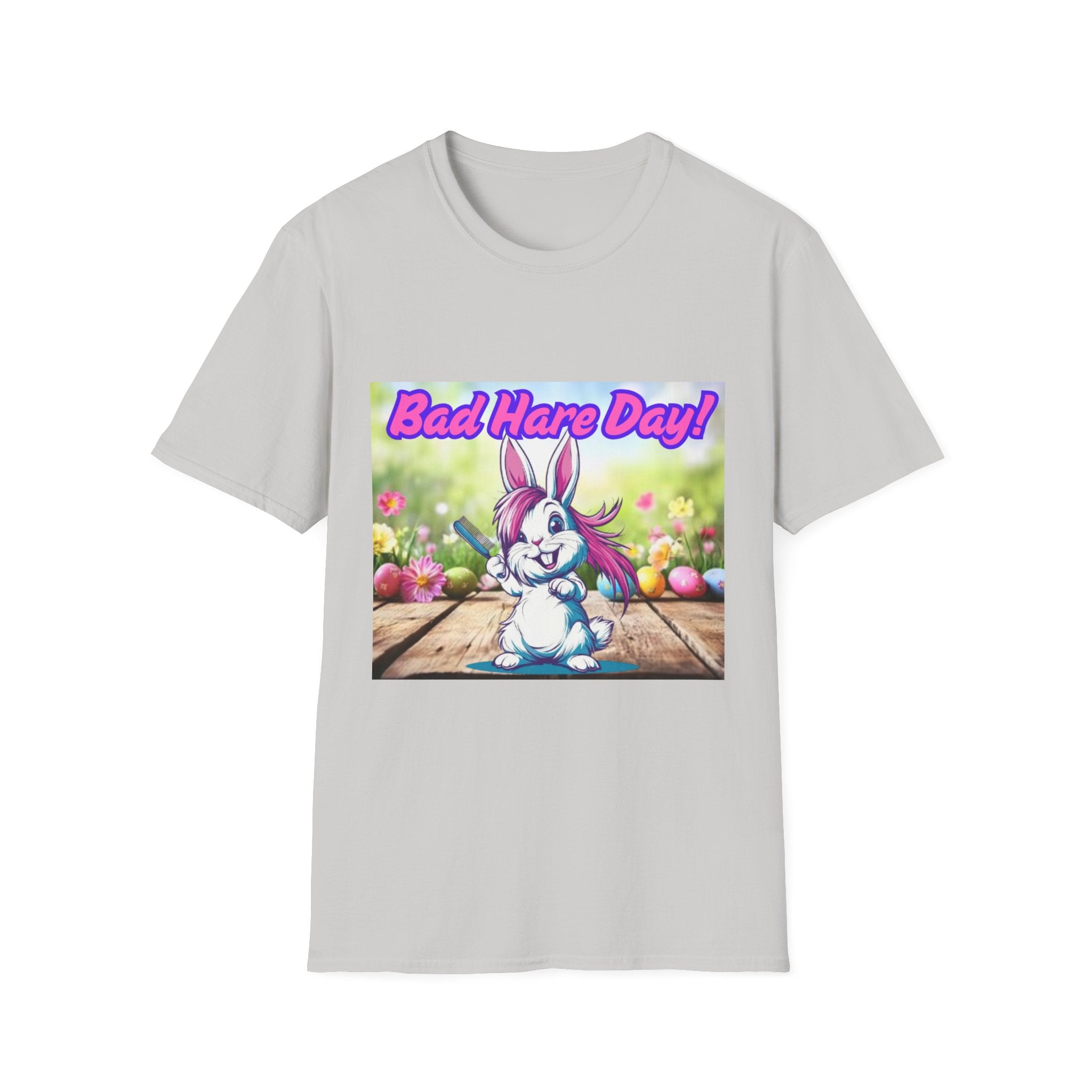 Bad Hare Day Unisex Softstyle T-Shirt