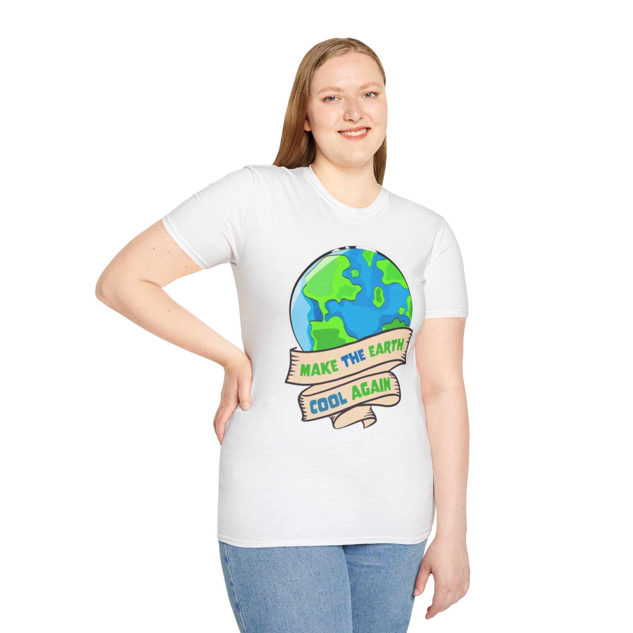 Make The Earth Cool Again Unisex Softstyle T-Shirt