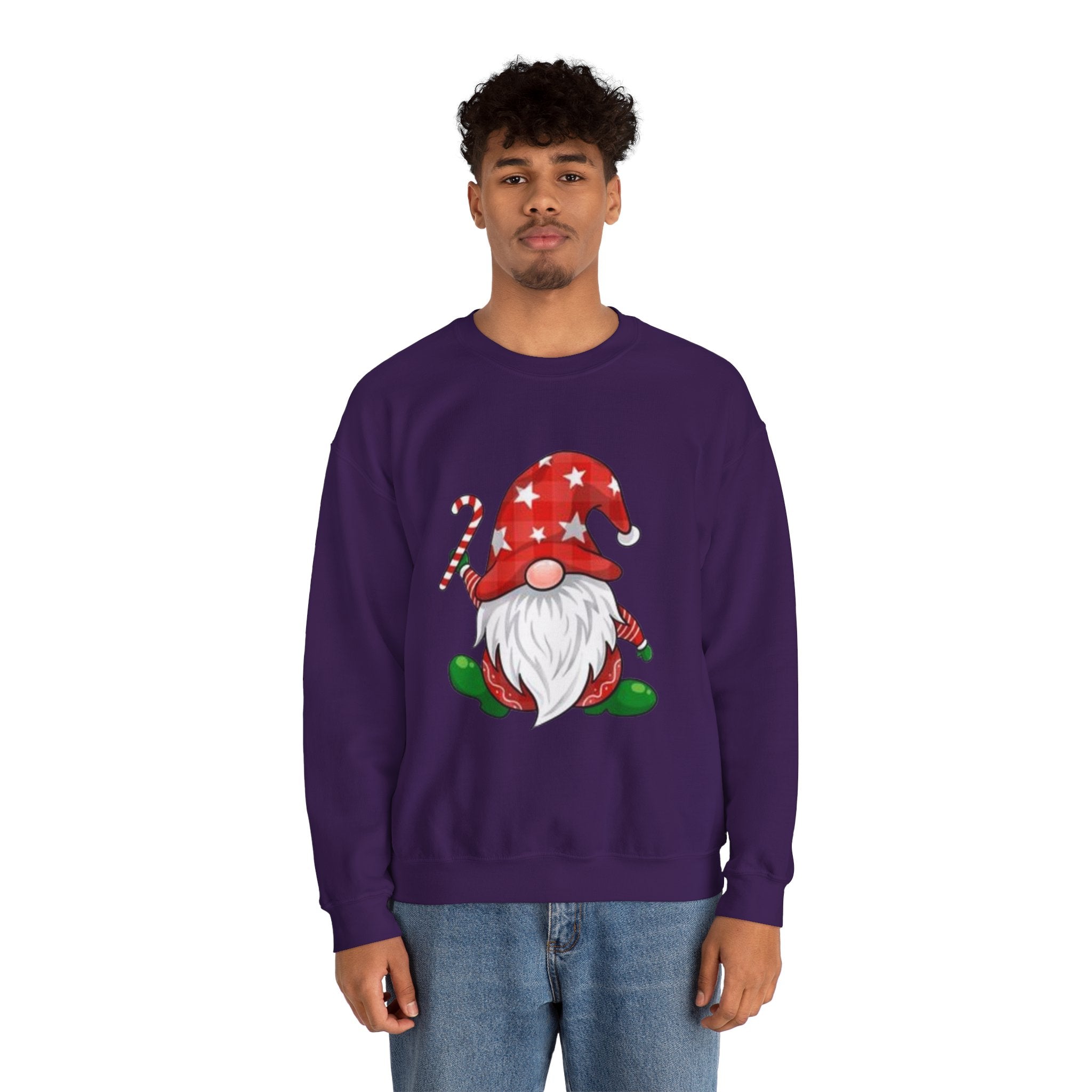 Christmas Holiday Gnome Unisex Heavy Blend™ Crewneck Sweatshirt