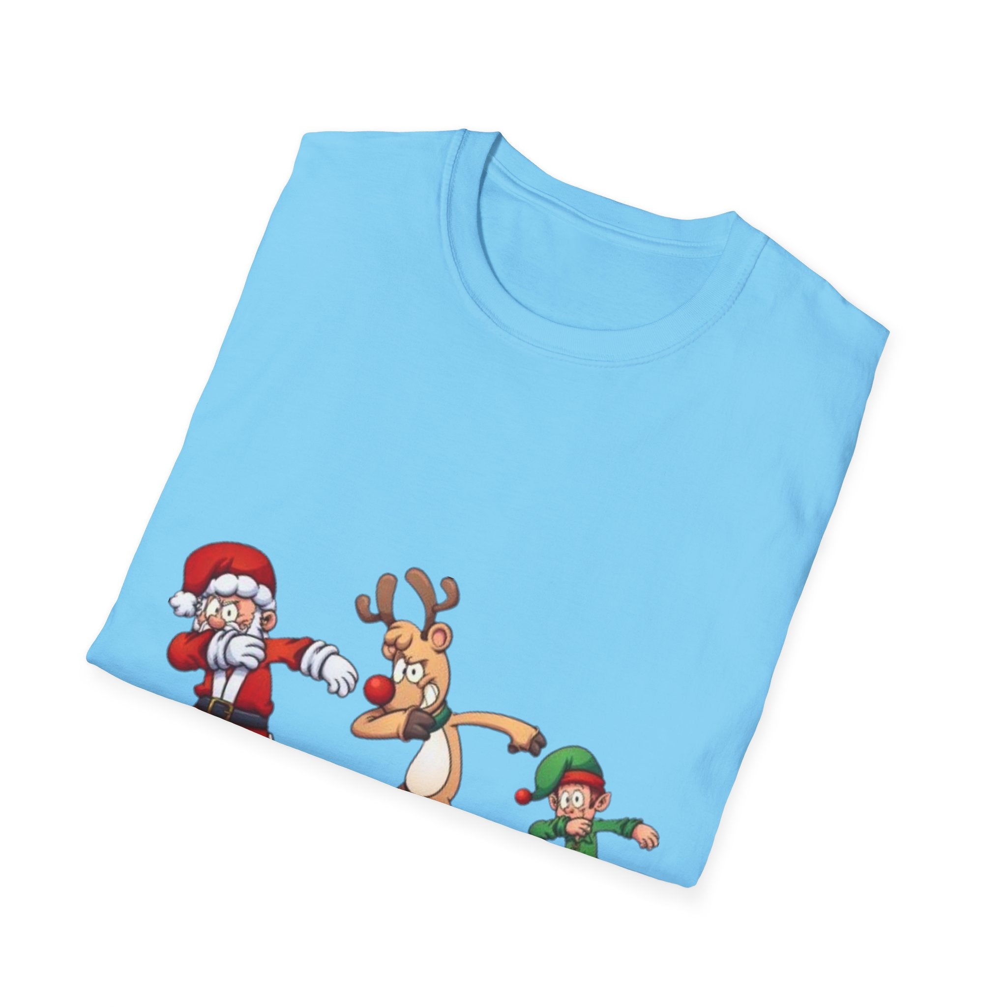 Dabbing Christmas Unisex Softstyle T-Shirt