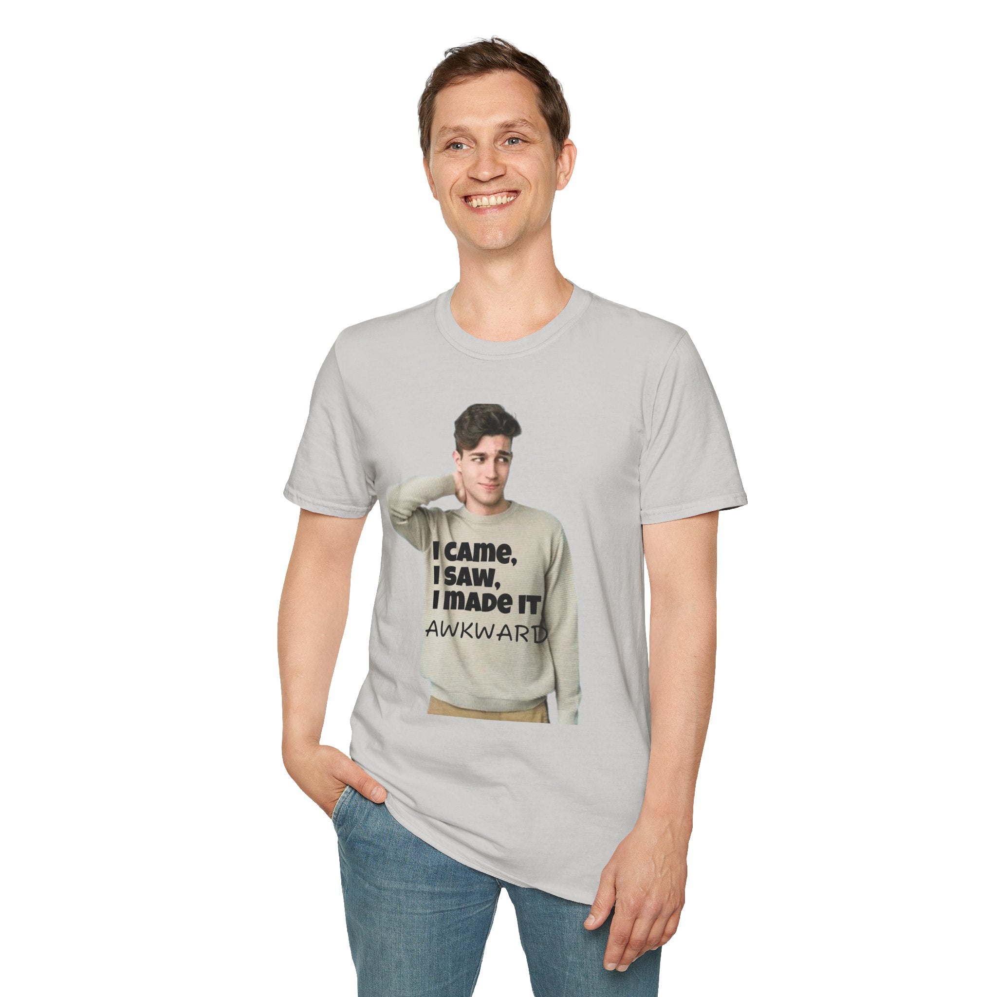 I Came I Saw I Made It Awkward Unisex Softstyle T-Shirt