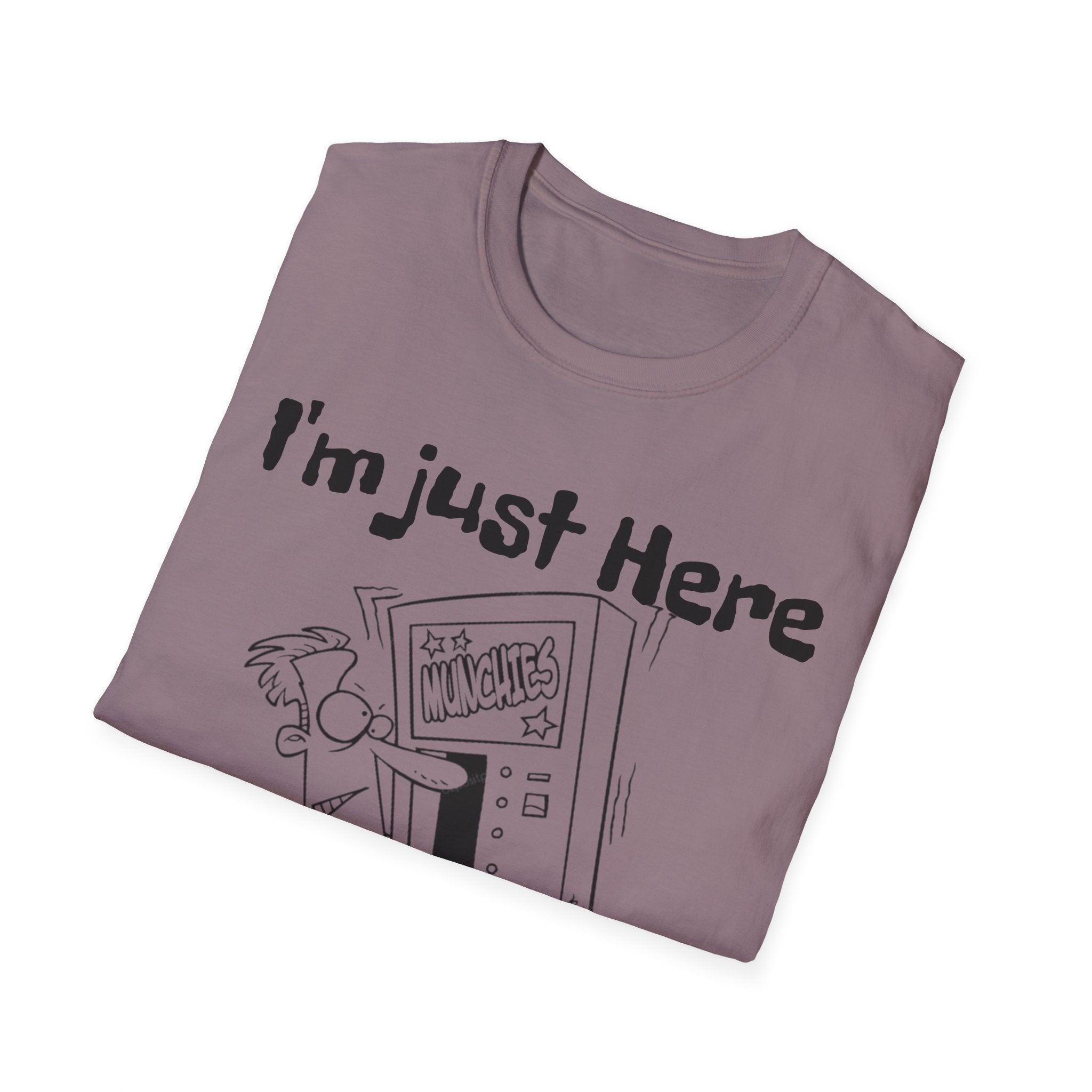 I'm Just Here For The Snacks Unisex SoftstyleT-Shirt