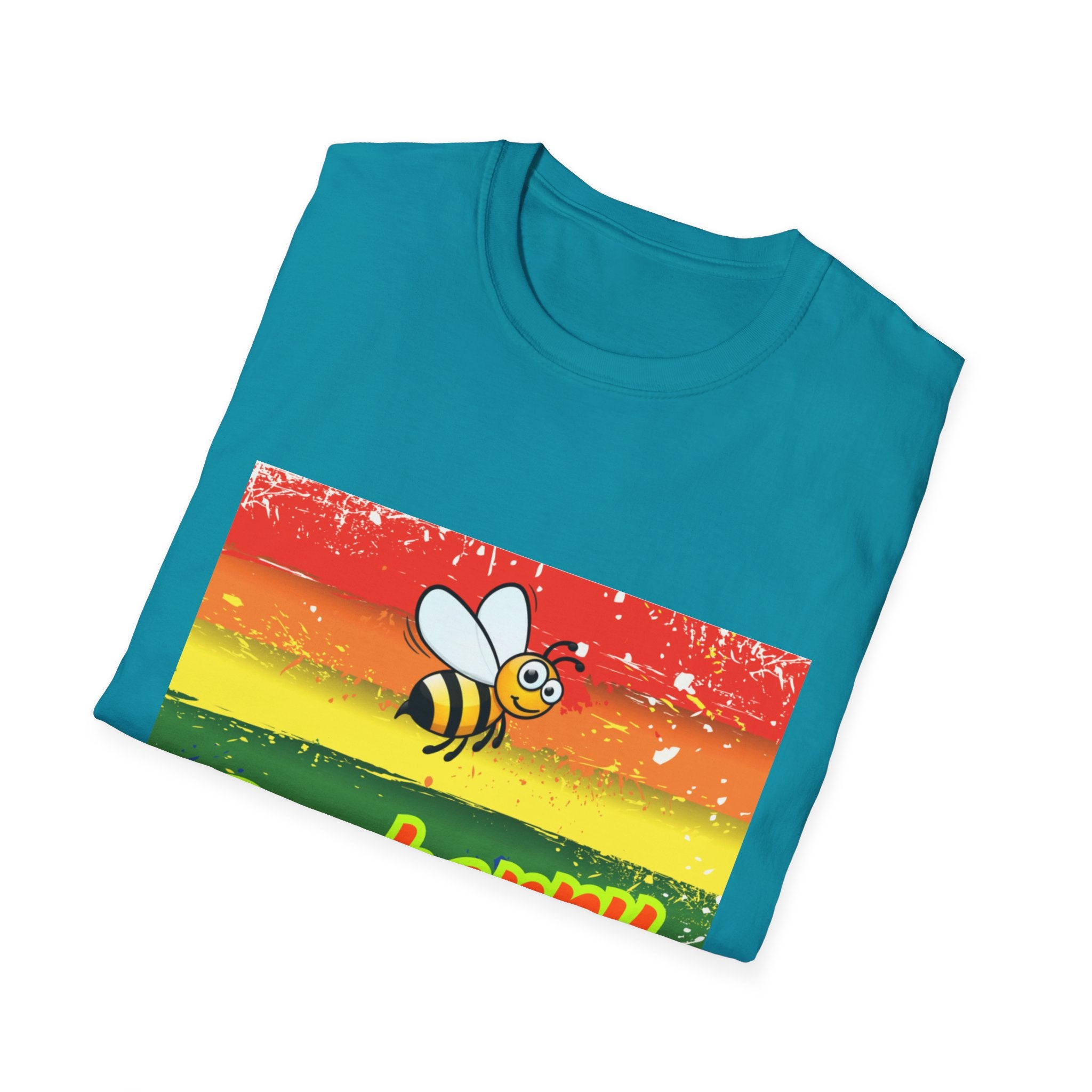 Bee Happy Unisex Softstyle T-Shirt