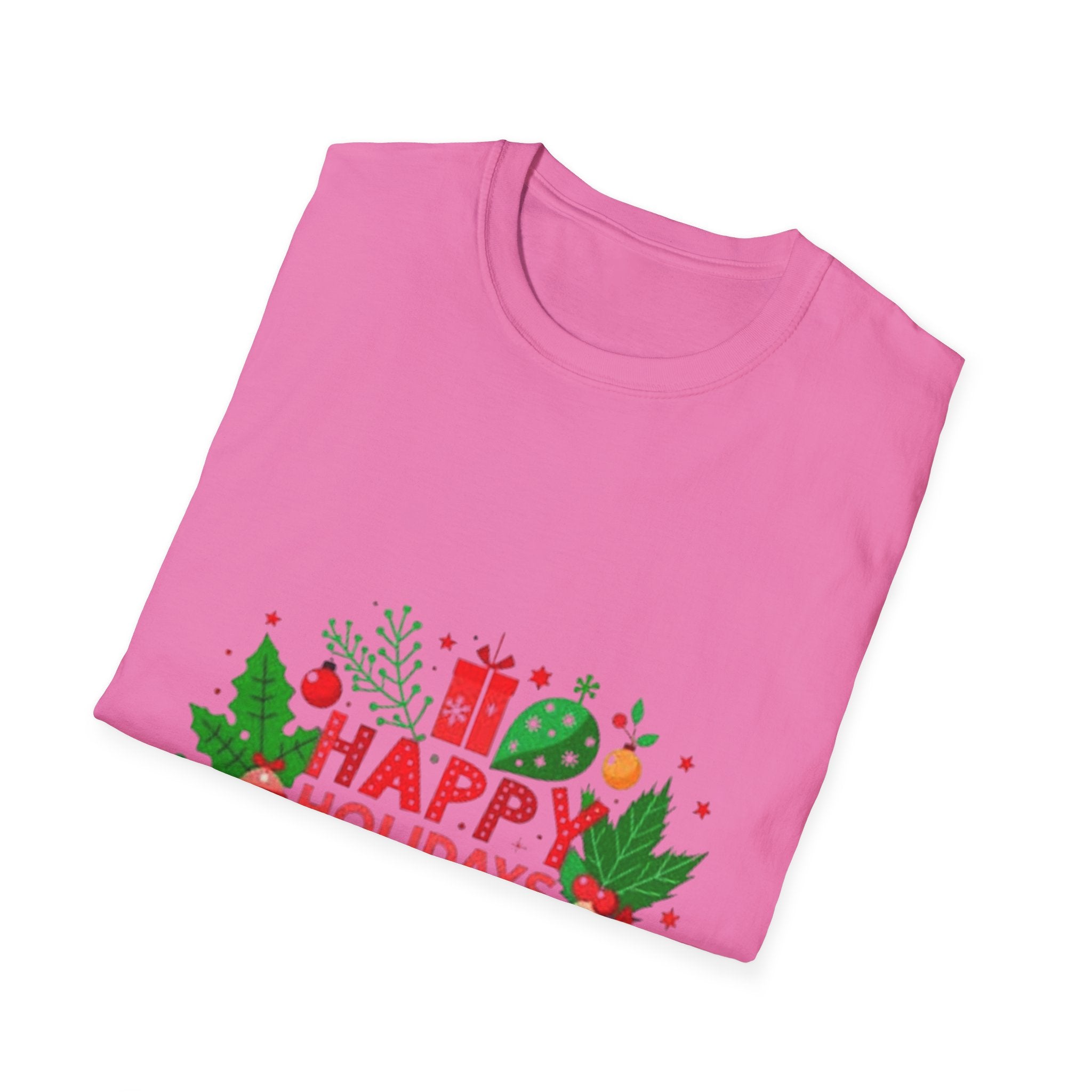 Happy Holidays Unisex Softstyle T-Shirt
