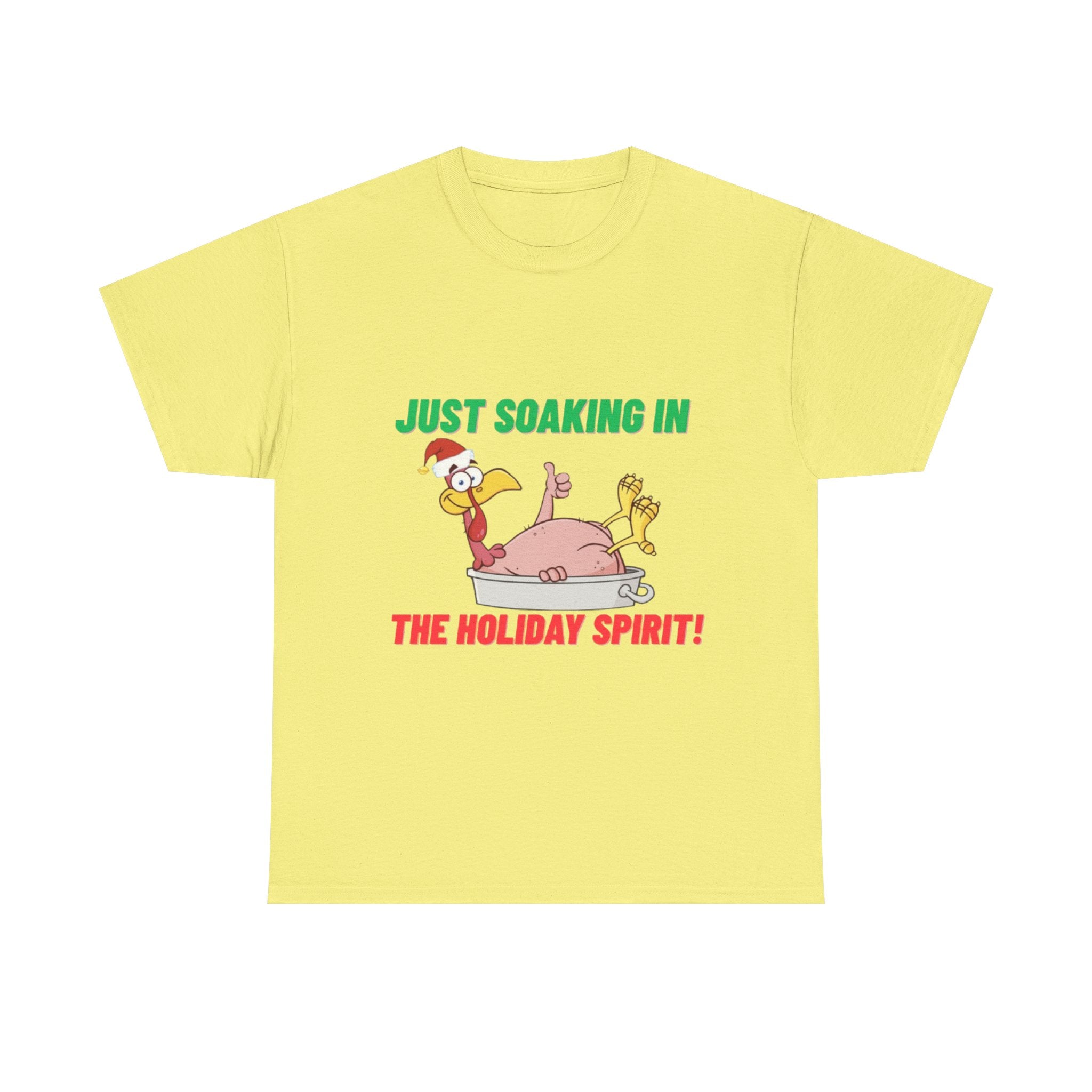 Just Soaking in the Holiday Spirit Unisex Heavy Cotton Tee