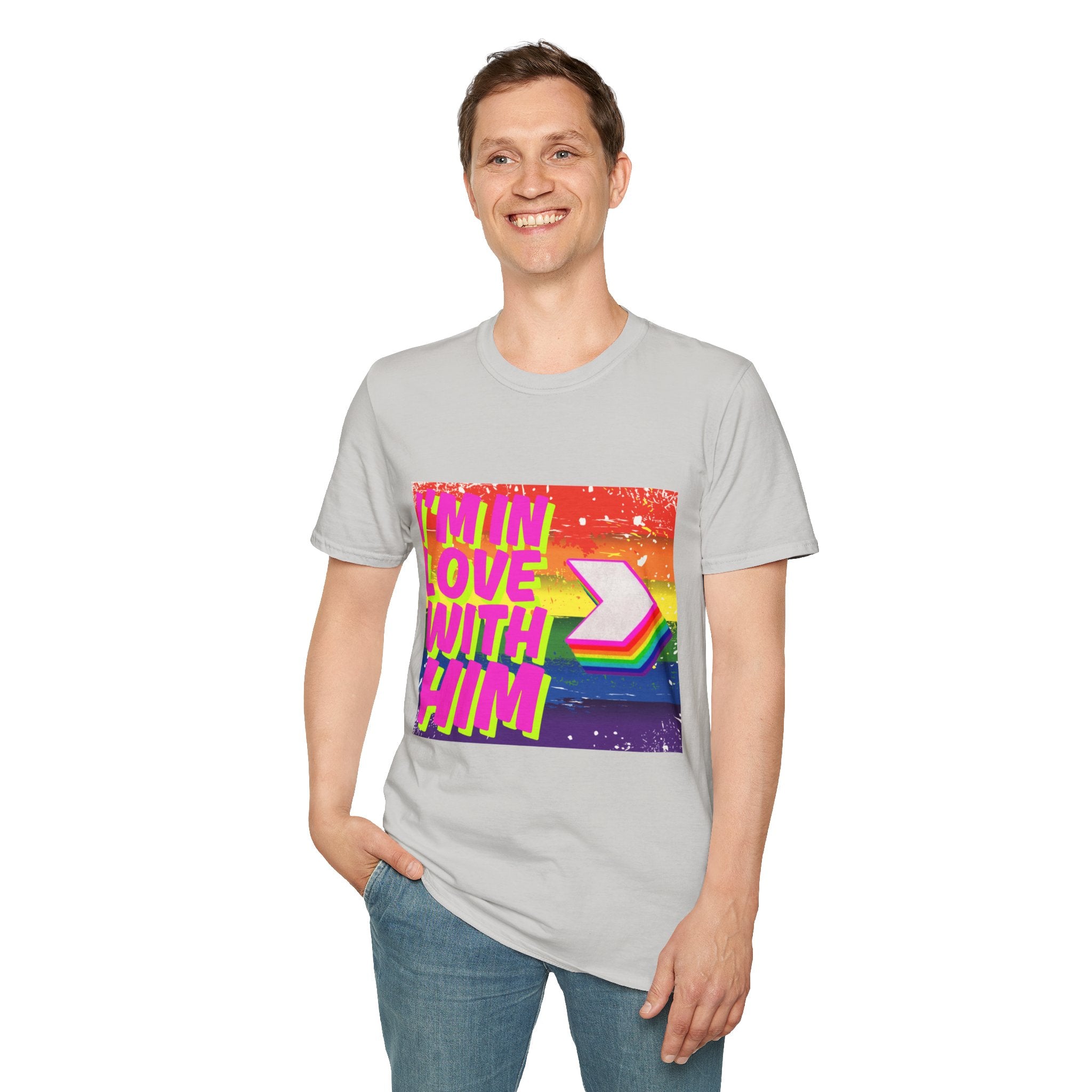 I'm In Love With Him Unisex Softstyle T-Shirt