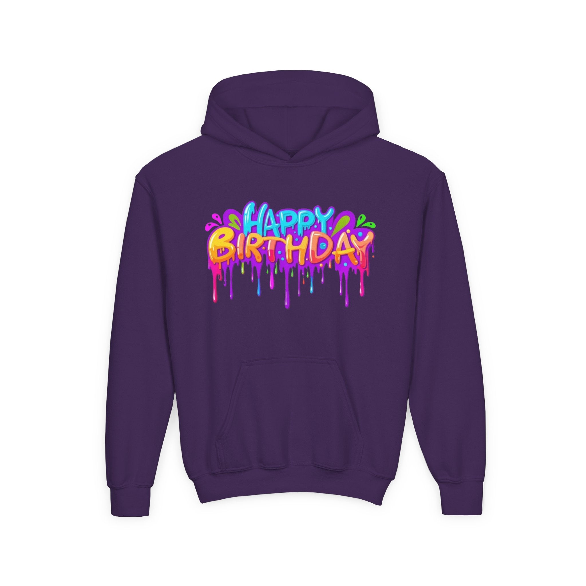 Happy Birthday Youth Heavy Blend Hoodie Personalize It!
