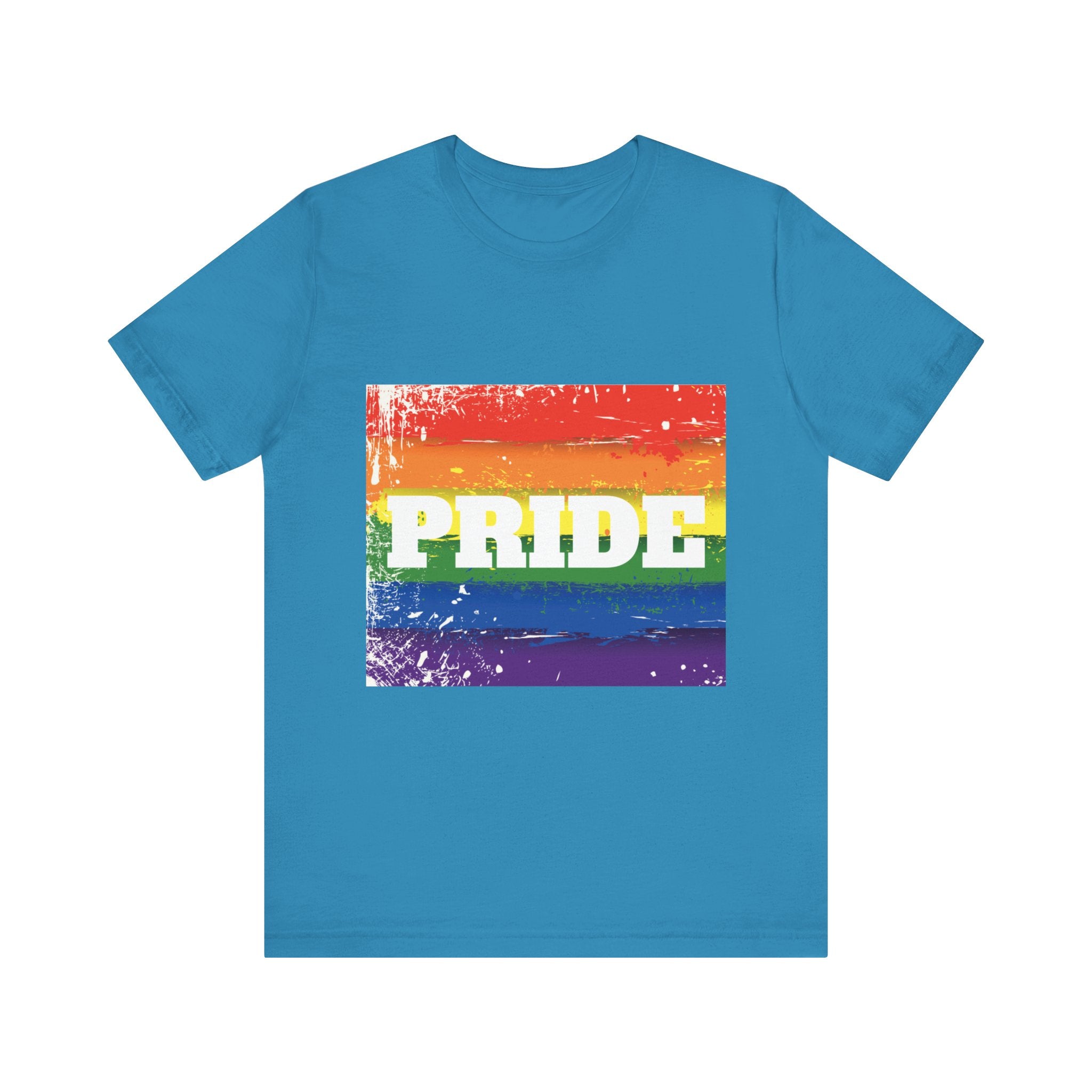 Pride Rainbow Unisex Jersey Short Sleeve T-Shirt