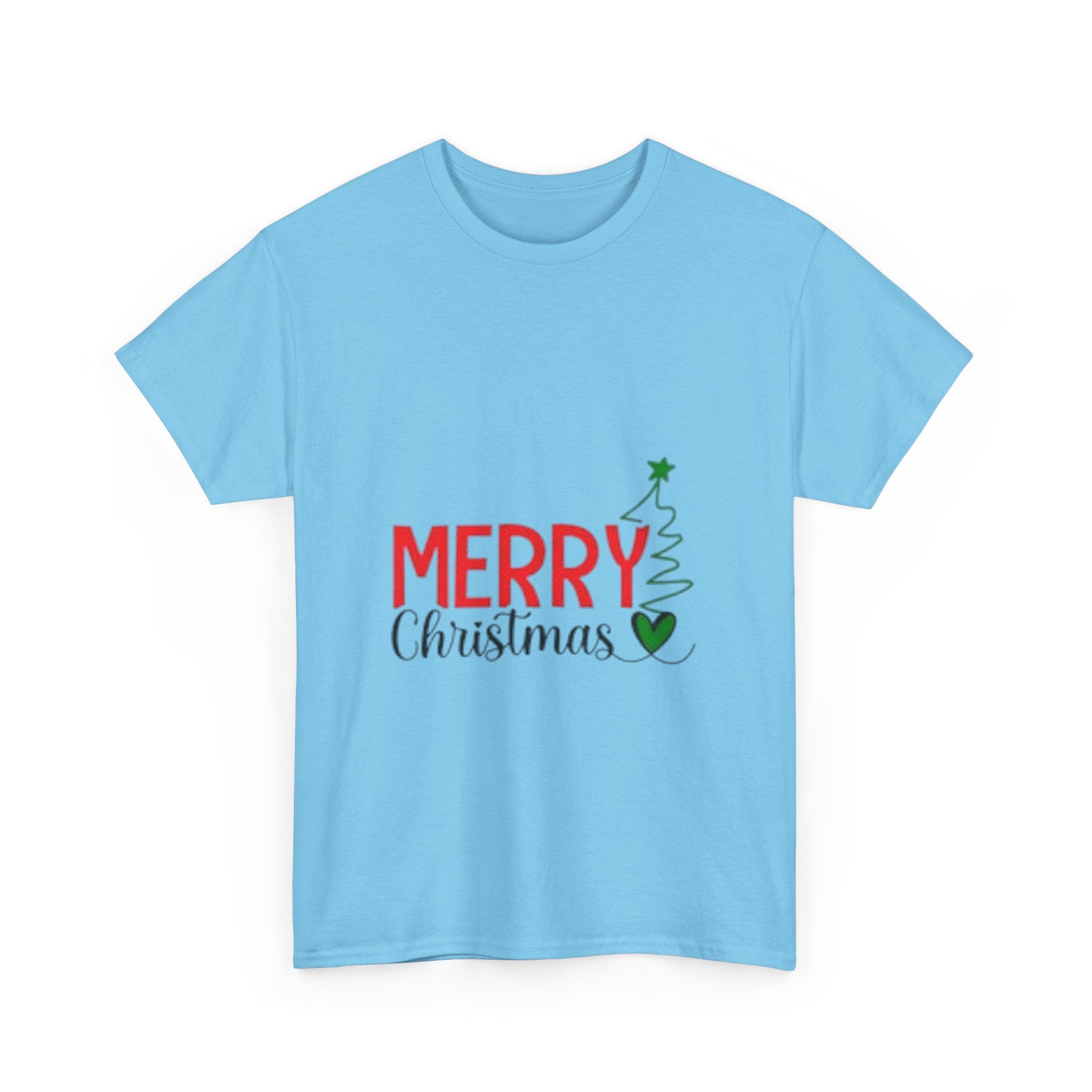 Merry Christmas Unisex Heavy Cotton T-Shirt
