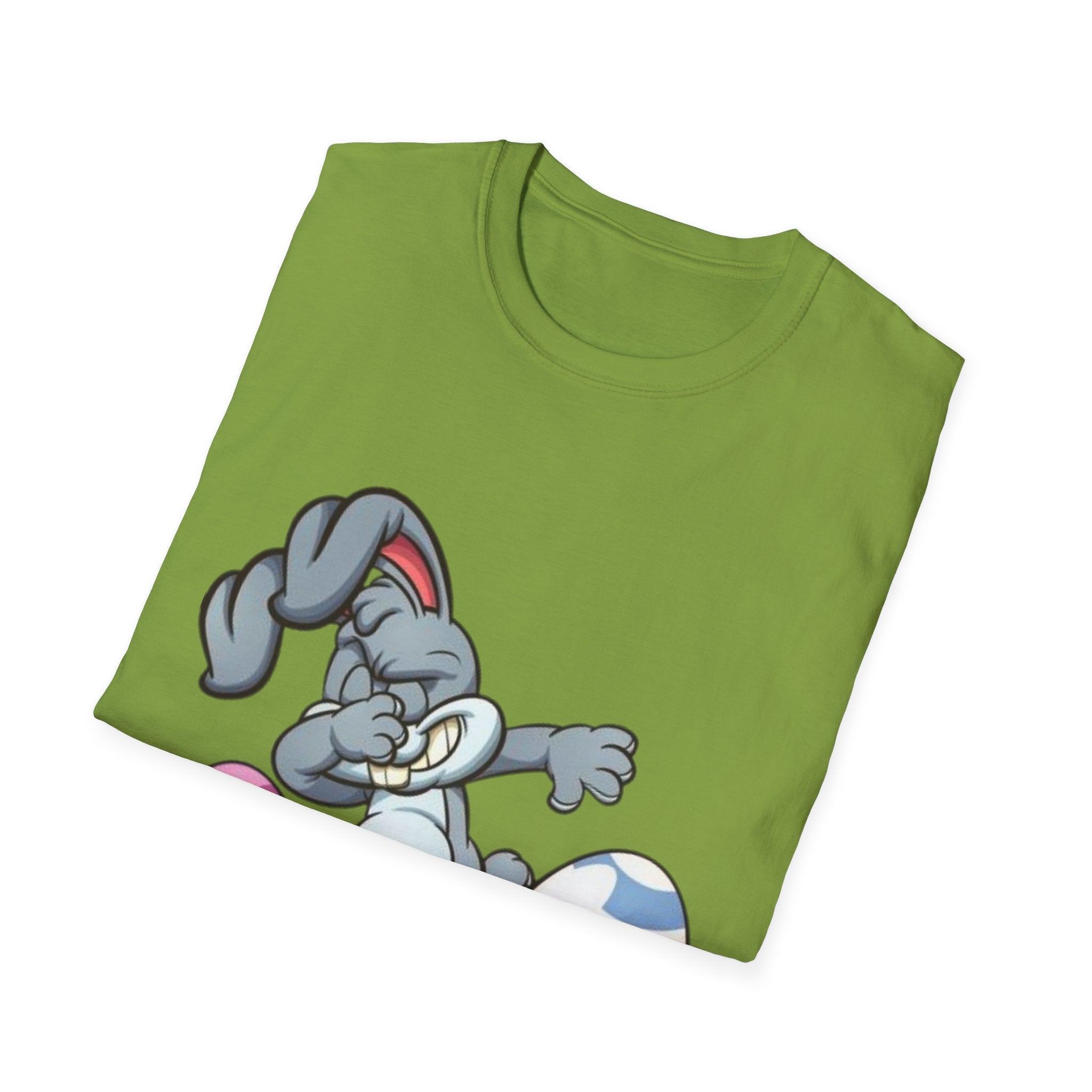 Dabbing Easter Bunny Unisex Softstyle T-Shirt