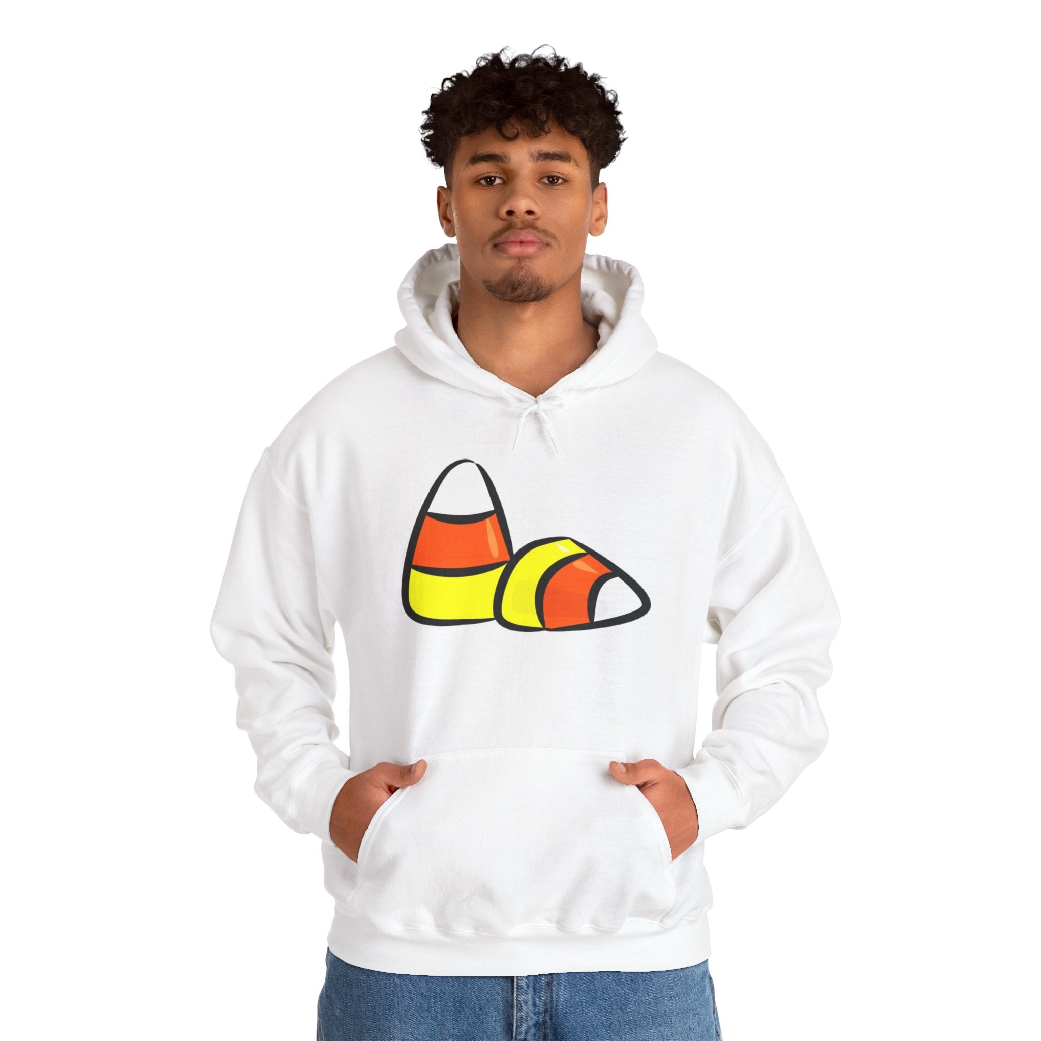 Halloween Candy Corn Unisex Heavy Blend™ Hooded Sweatshirt