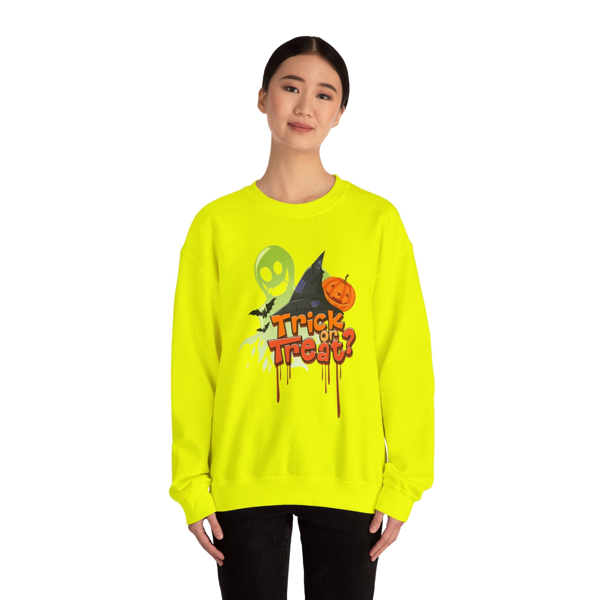 Halloween Trick or Treat Unisex Heavy Blend™ Crewneck Sweatshirt